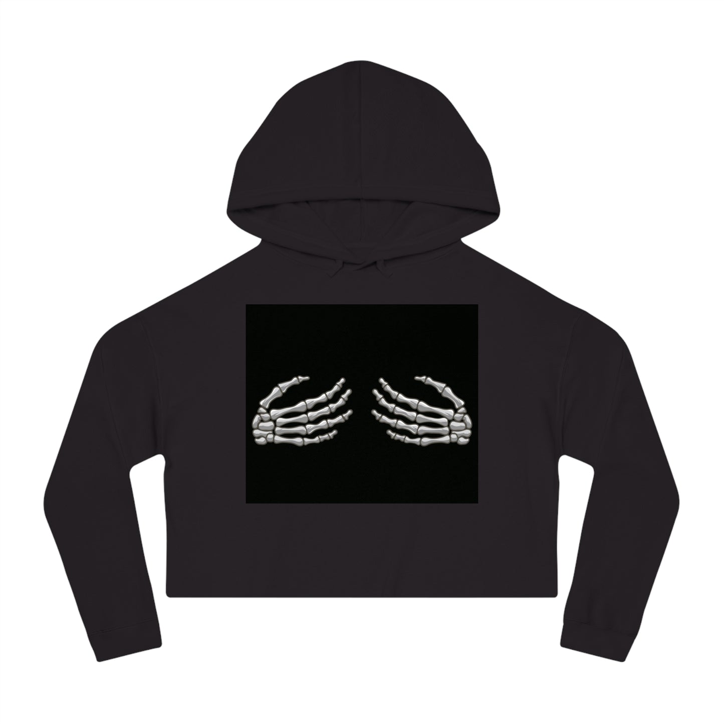 Womens Cropped Hooded Sweatshirt