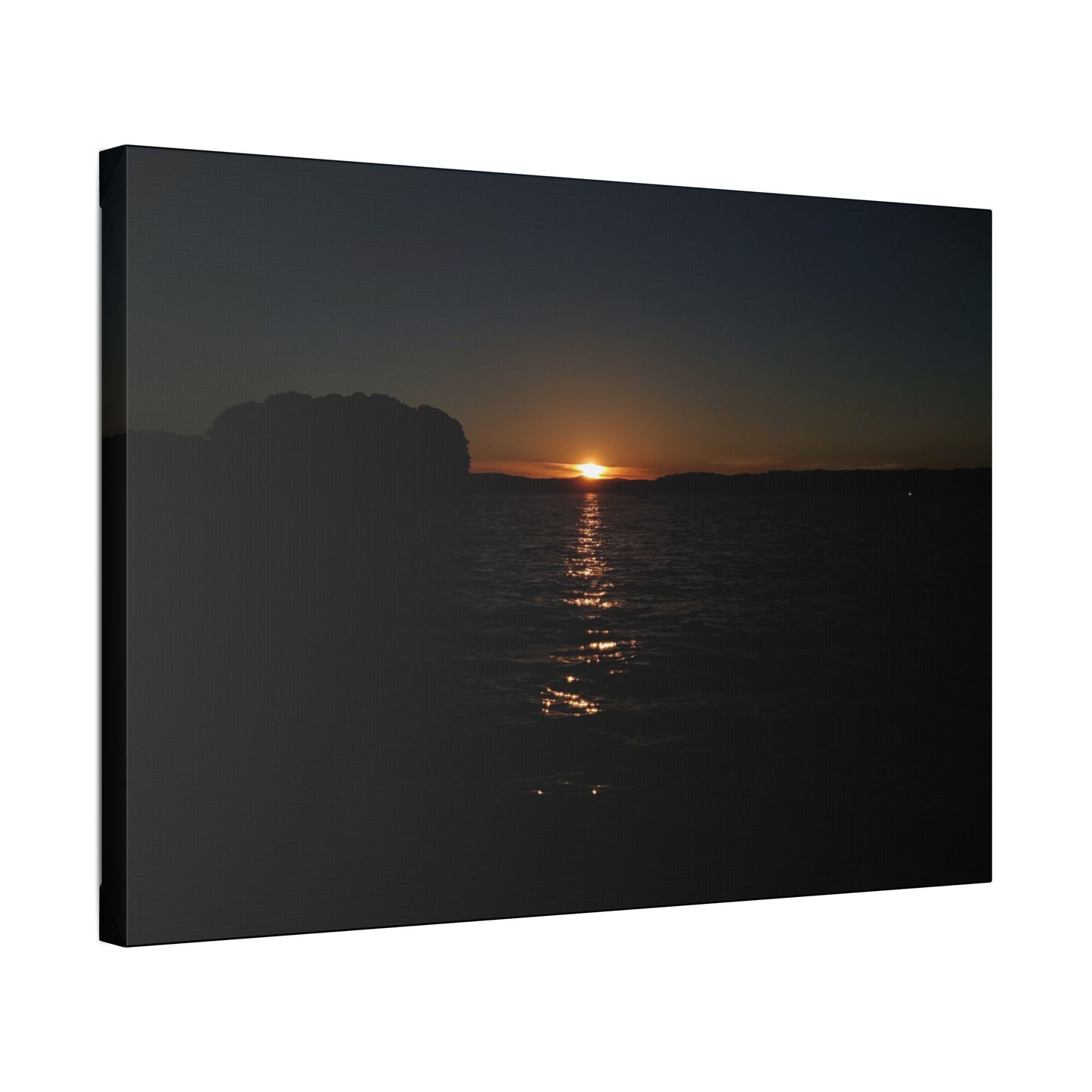 Classic Stretched Canvas - Sunset on Lake Alatoona