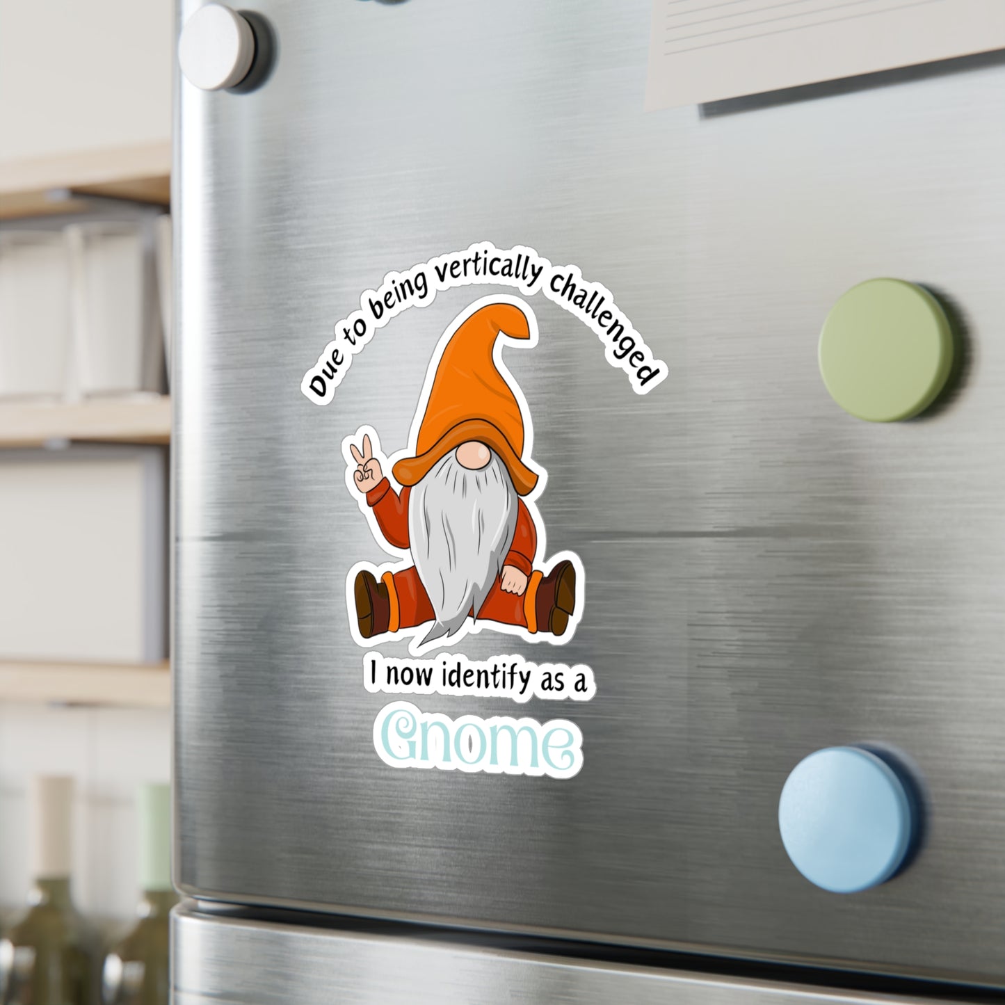 Kiss-Cut Vinyl Decals - Gnome