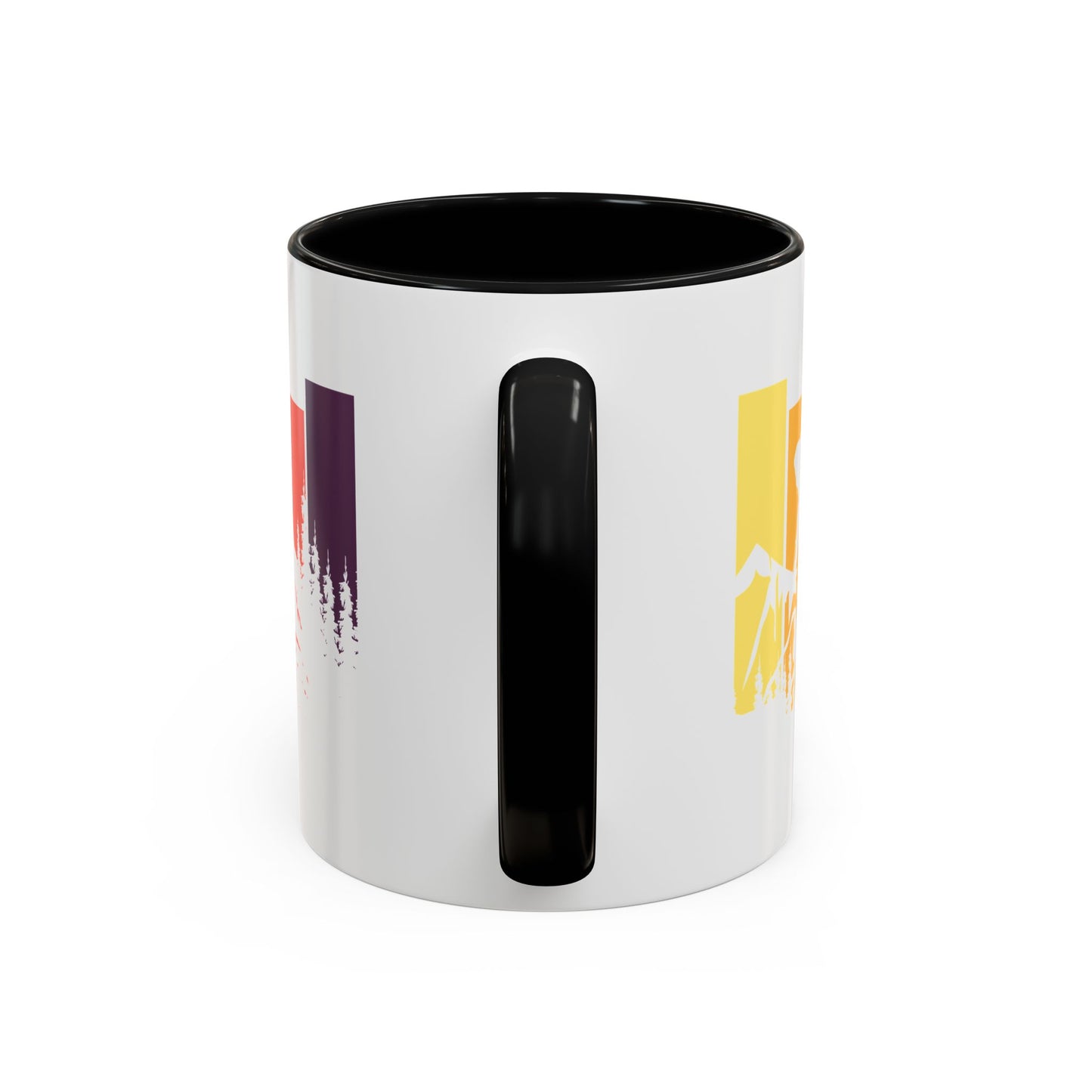 Colorful Mountain Adventure Coffee Mug, Nature Lover's Gift, Camping Mug, Hiking Coffee Cup, Outdoor Enthusiast Drinkware