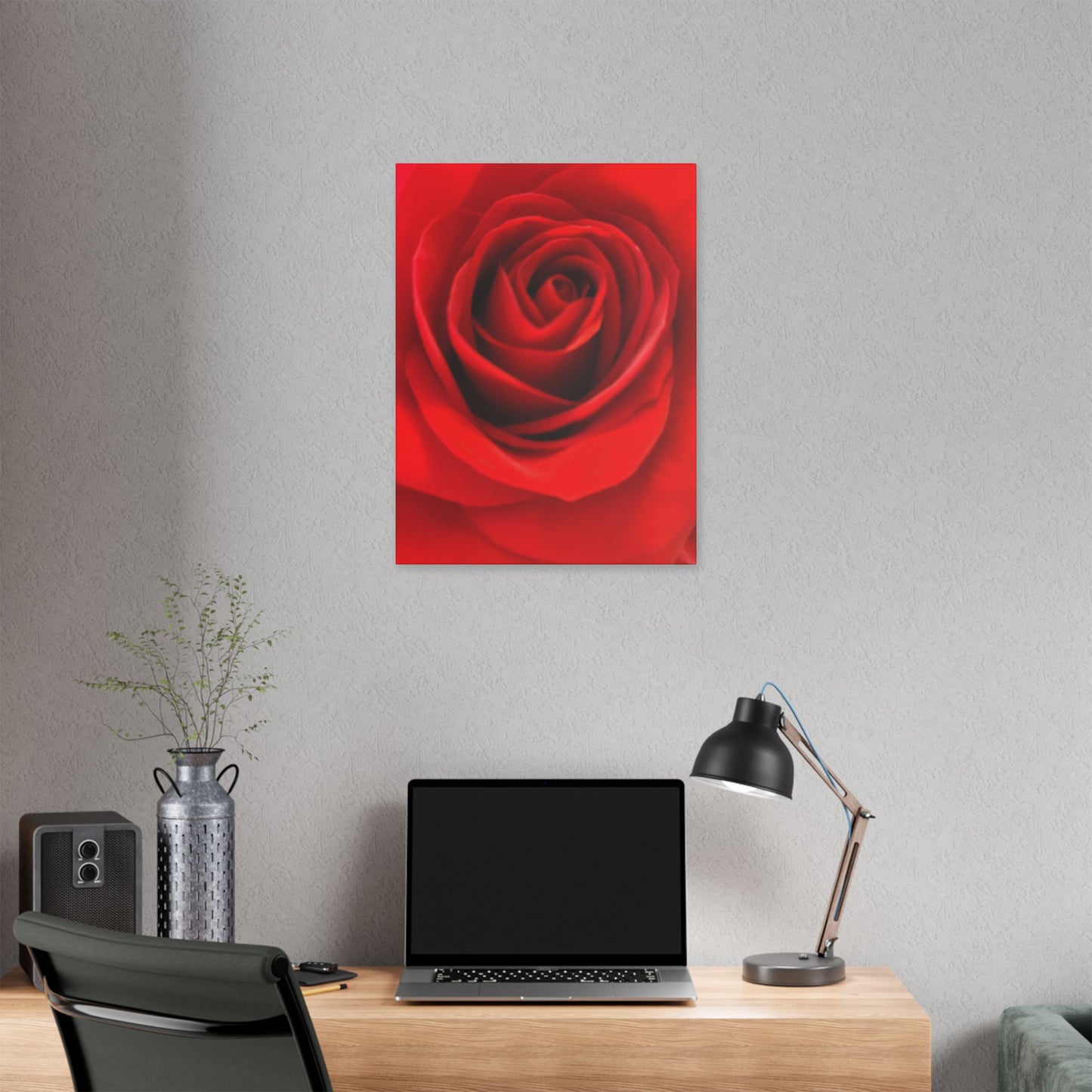 Classic Stretched Canvas - Rose