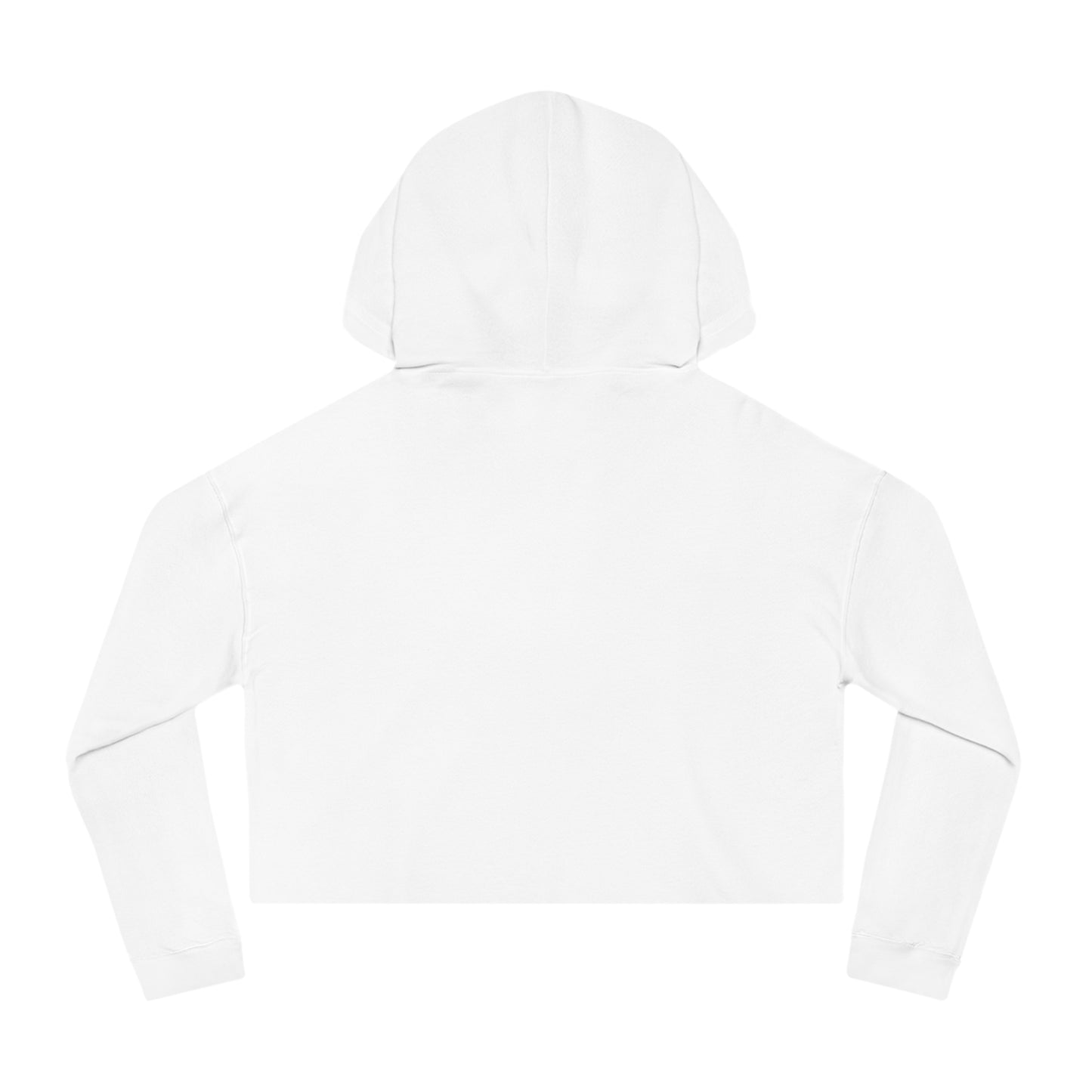 Womens Cropped Hooded Sweatshirt - USA Flag