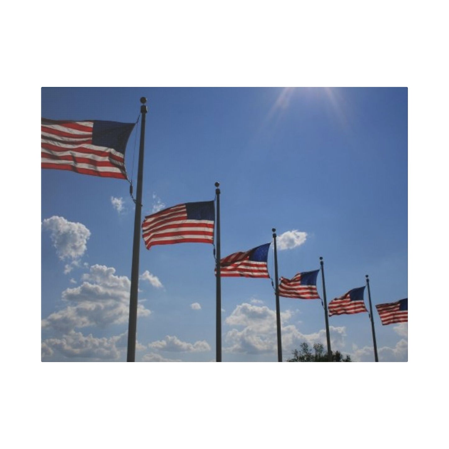 Classic Stretched Canvas - Flags