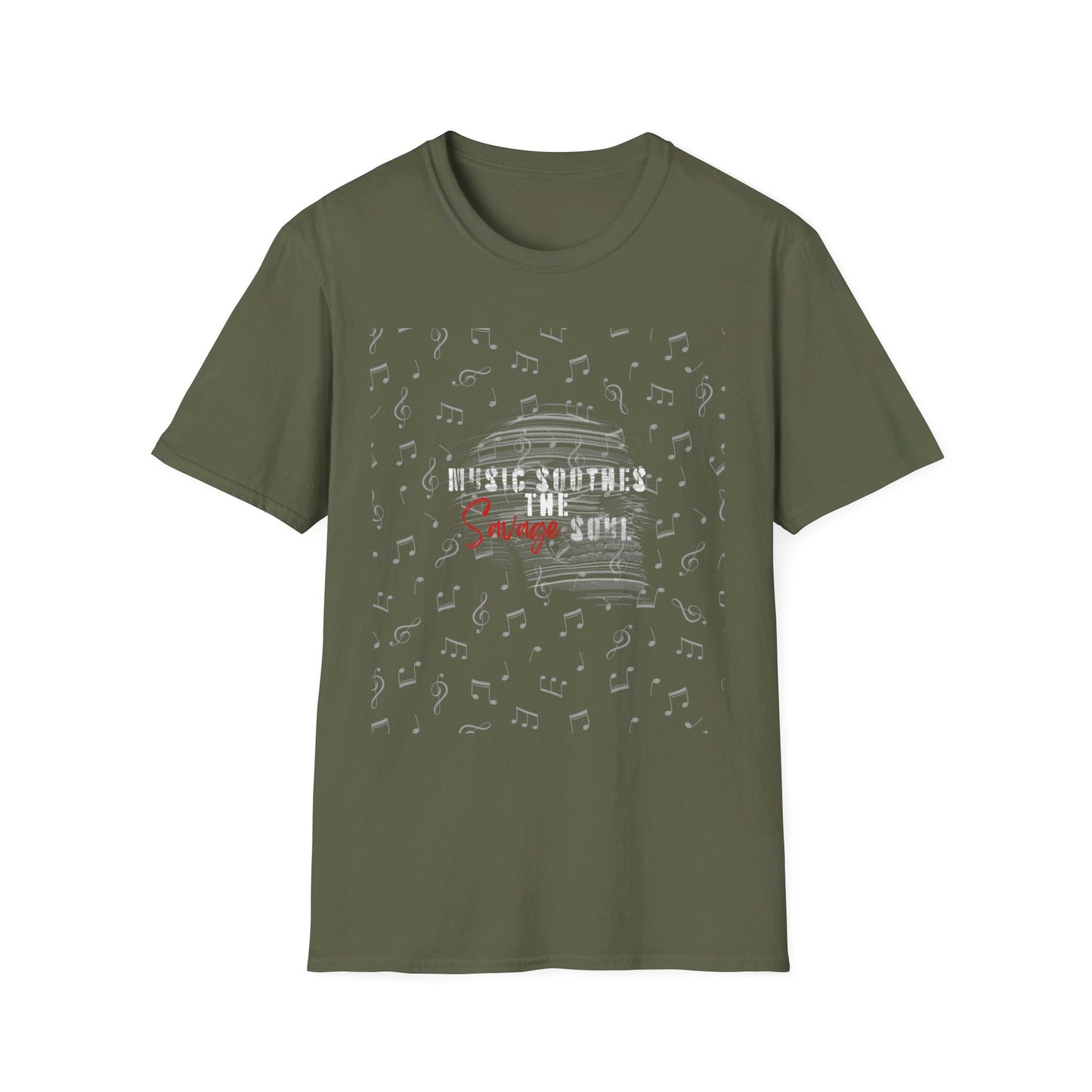Unisex Softstyle T-Shirt - Music Soothes