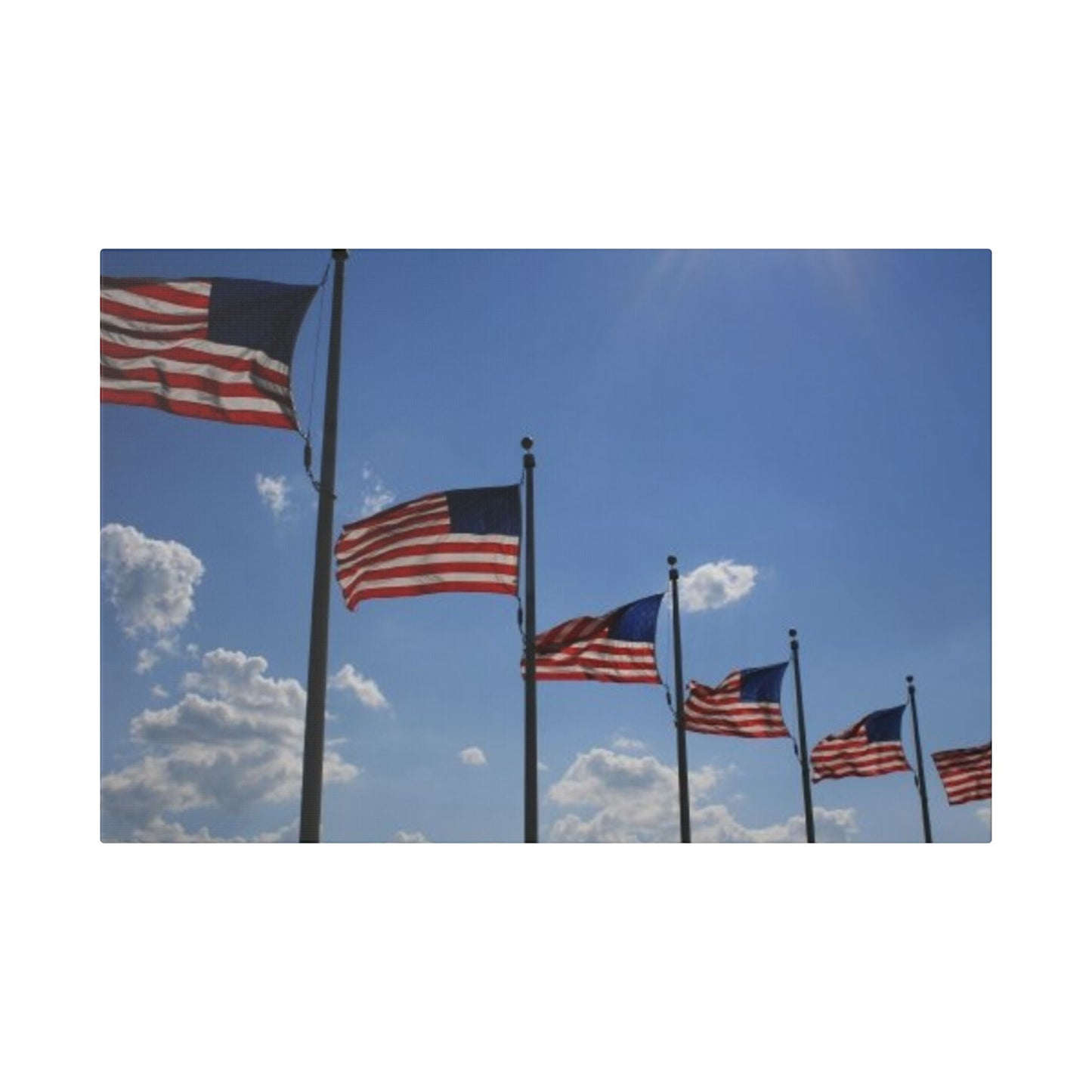 Classic Stretched Canvas - Flags