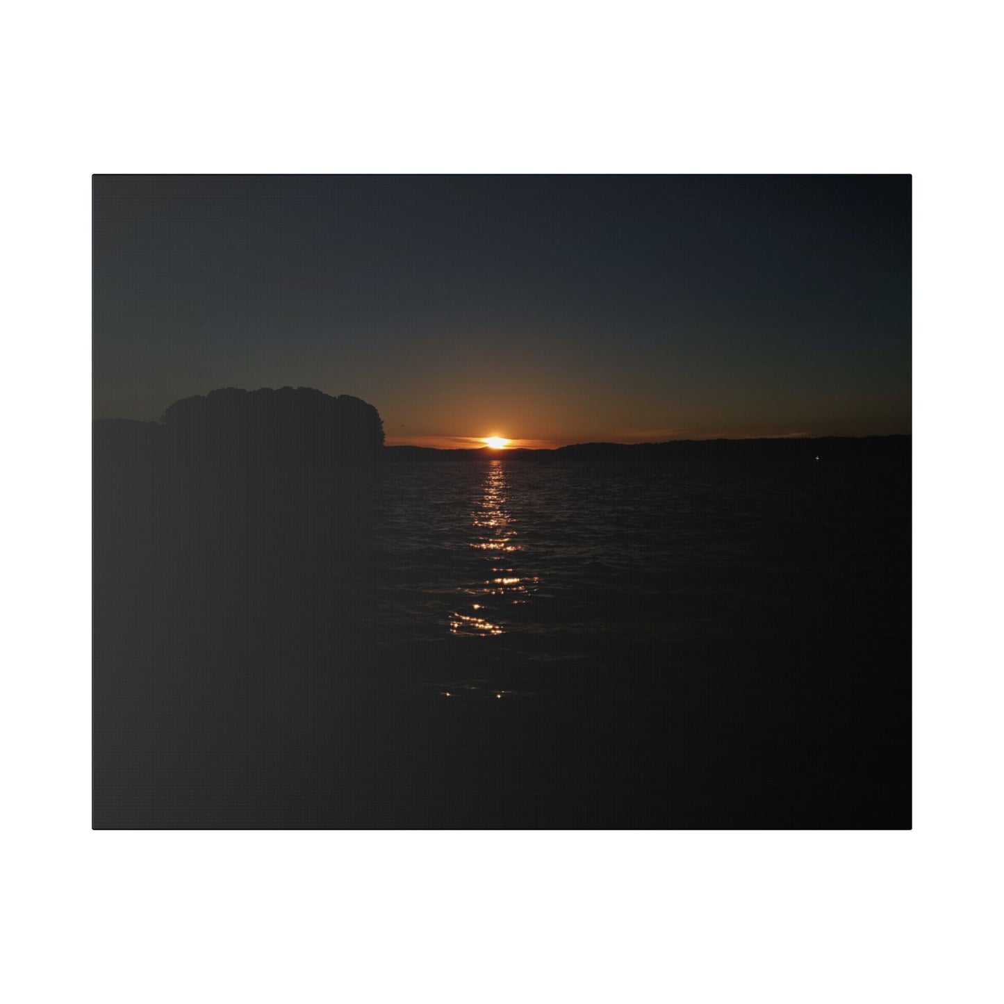 Classic Stretched Canvas - Sunset on Lake Alatoona