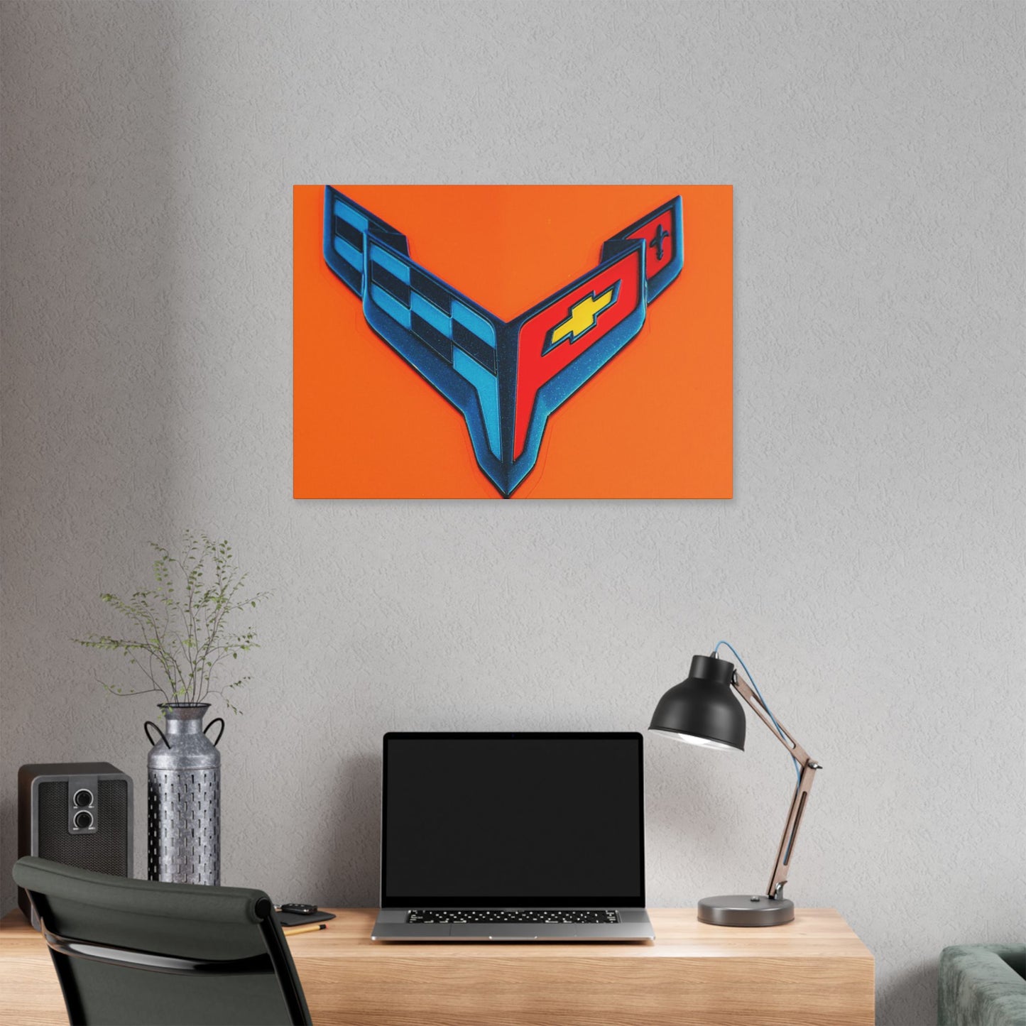 Classic Stretched Canvas - Corvette