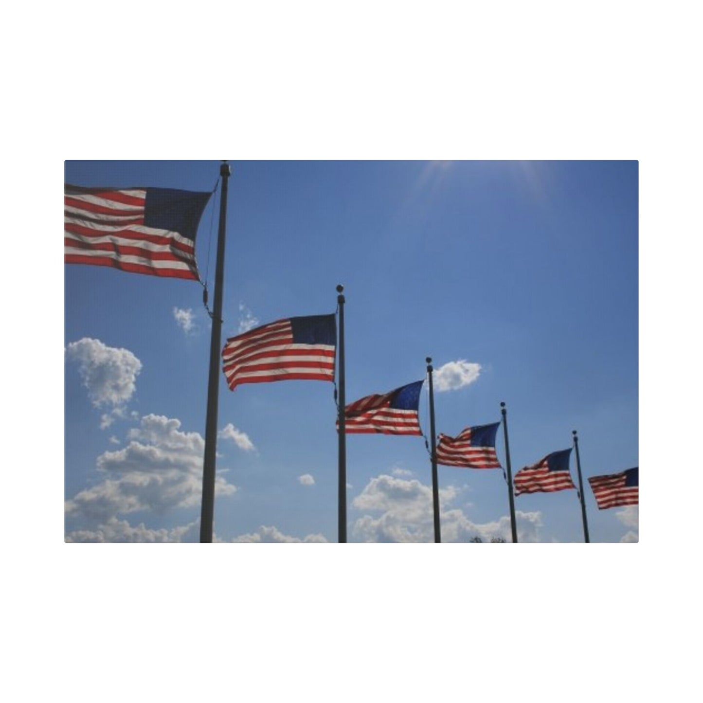 Classic Stretched Canvas - Flags