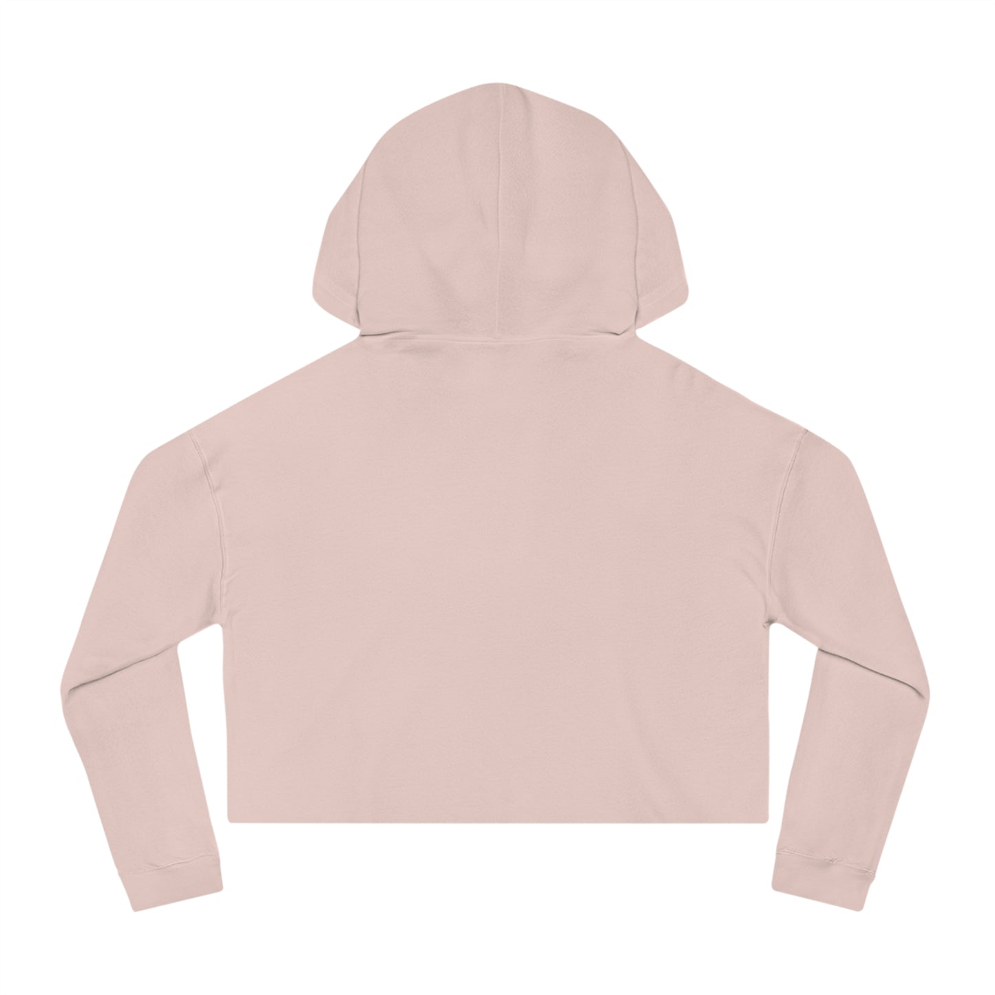 Womens Cropped Hooded Sweatshirt - USA Flag