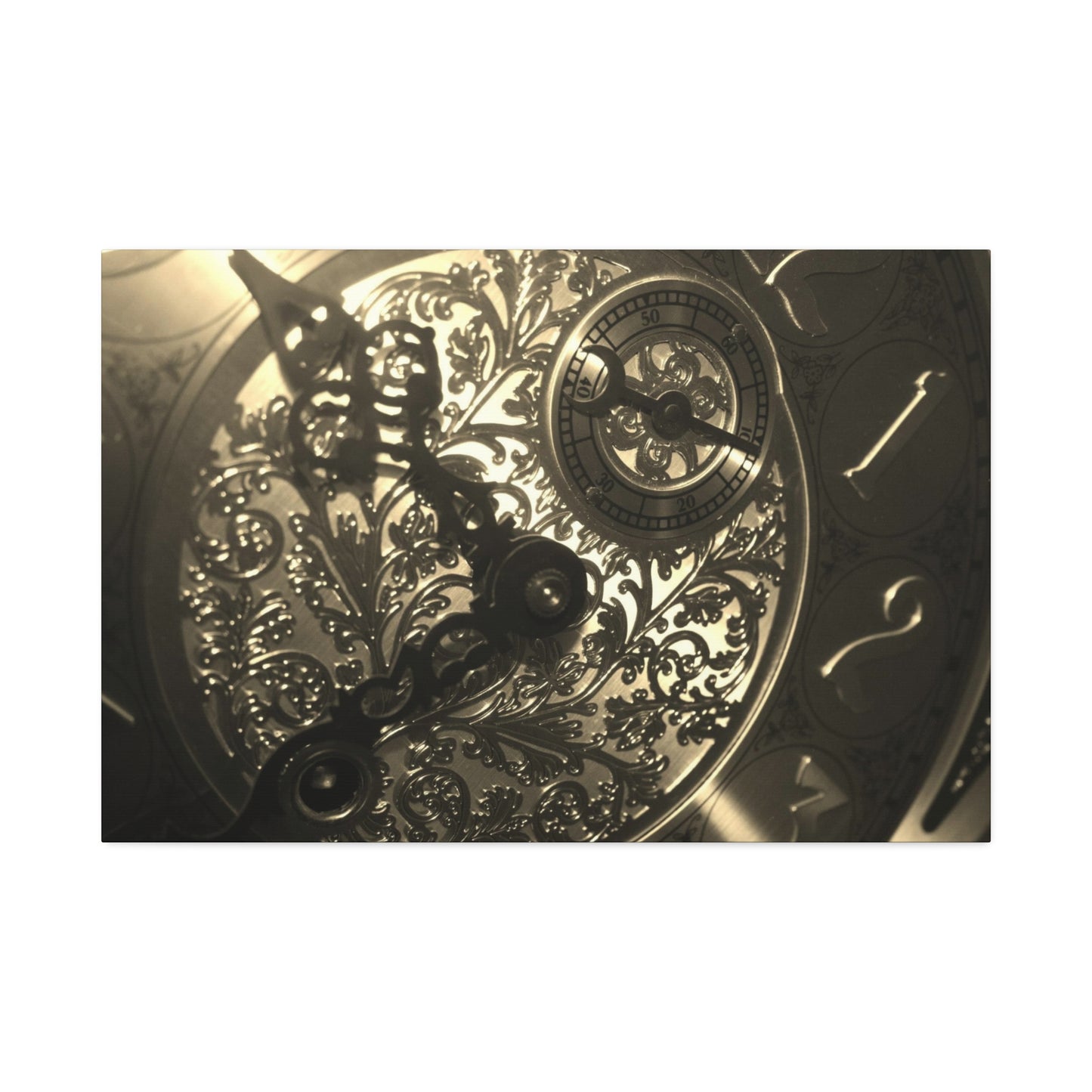 Canvas Stretched, 1.5'' - Grandfather Clock