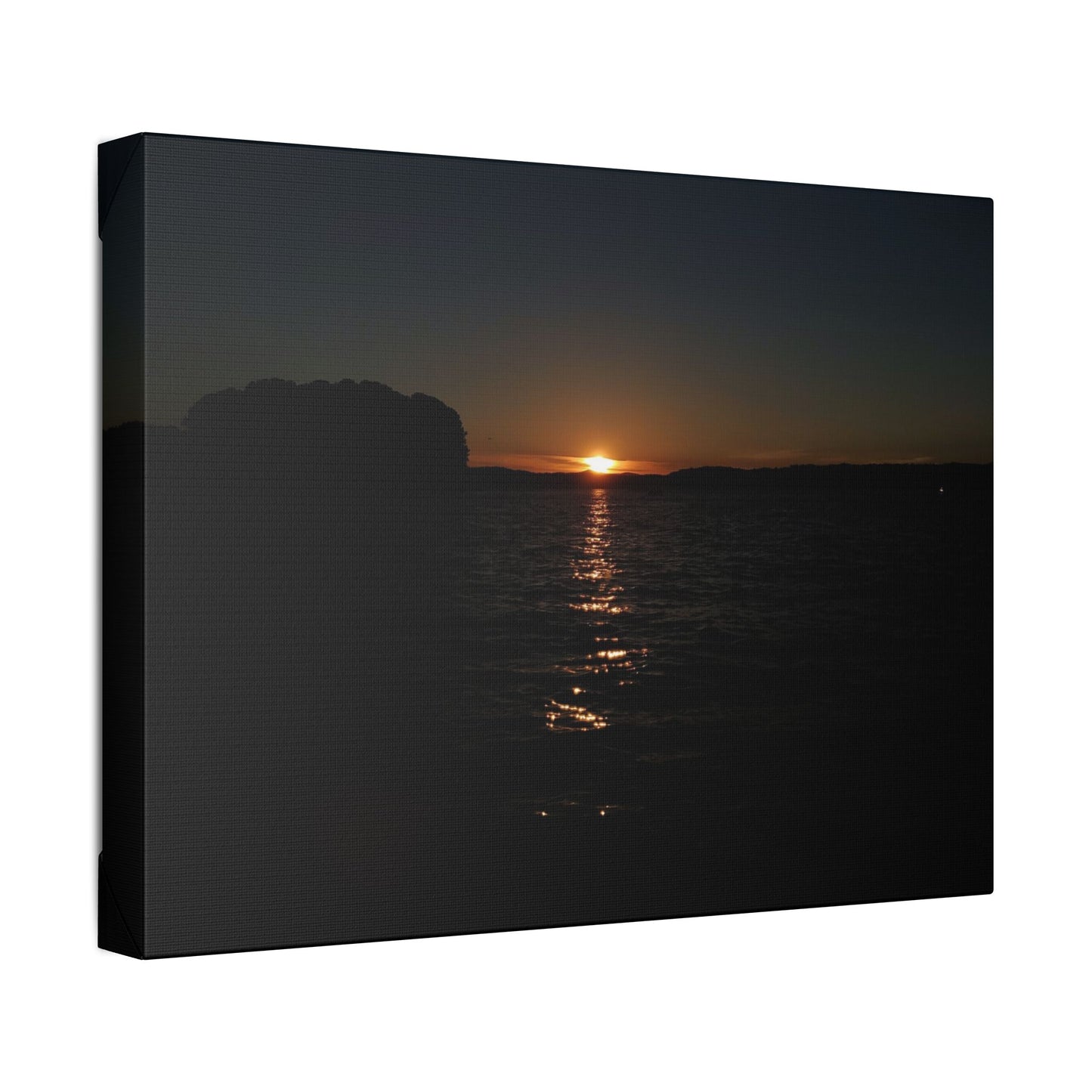 Classic Stretched Canvas - Sunset on Lake Alatoona