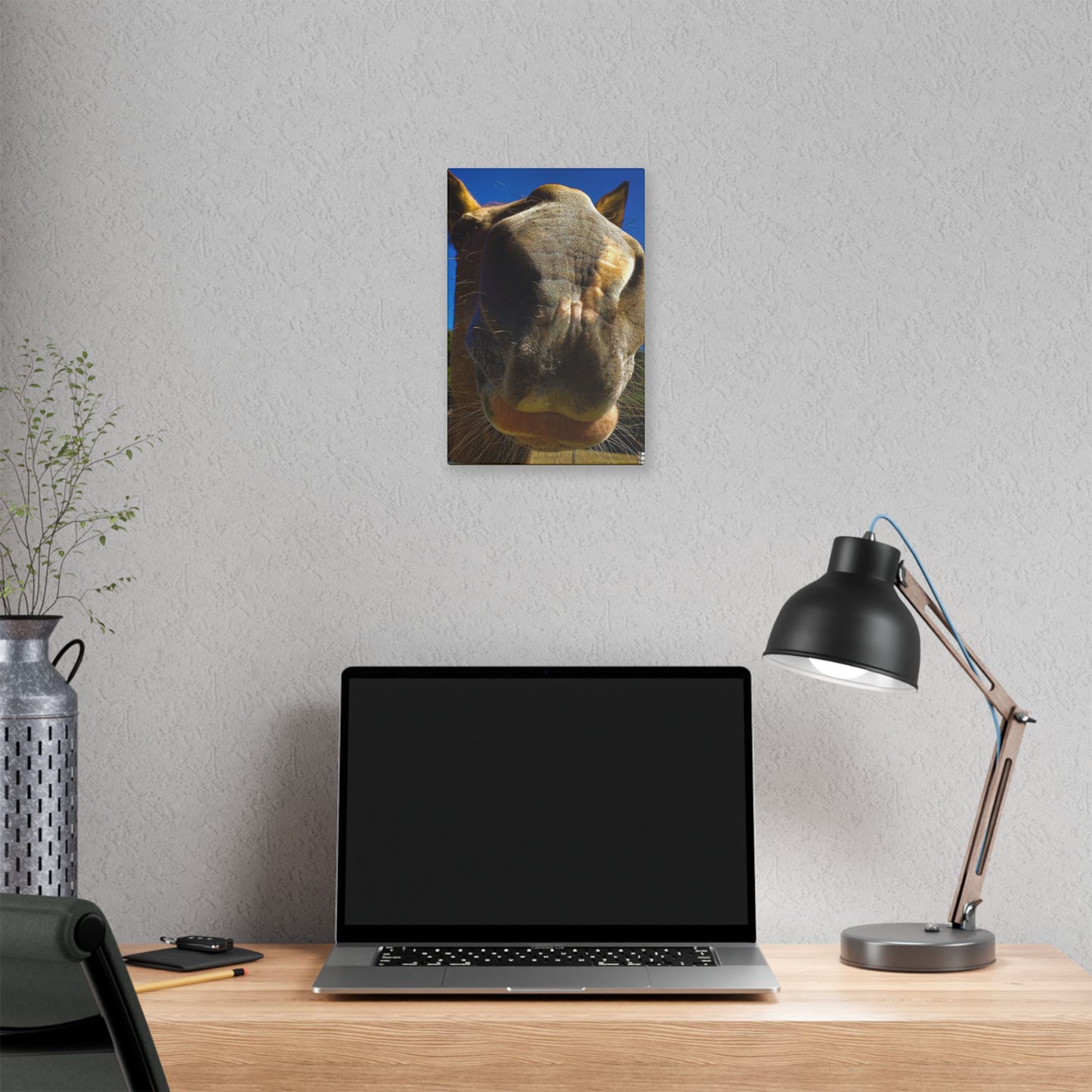 Classic Stretched Canvas - Its A Horse Of Course