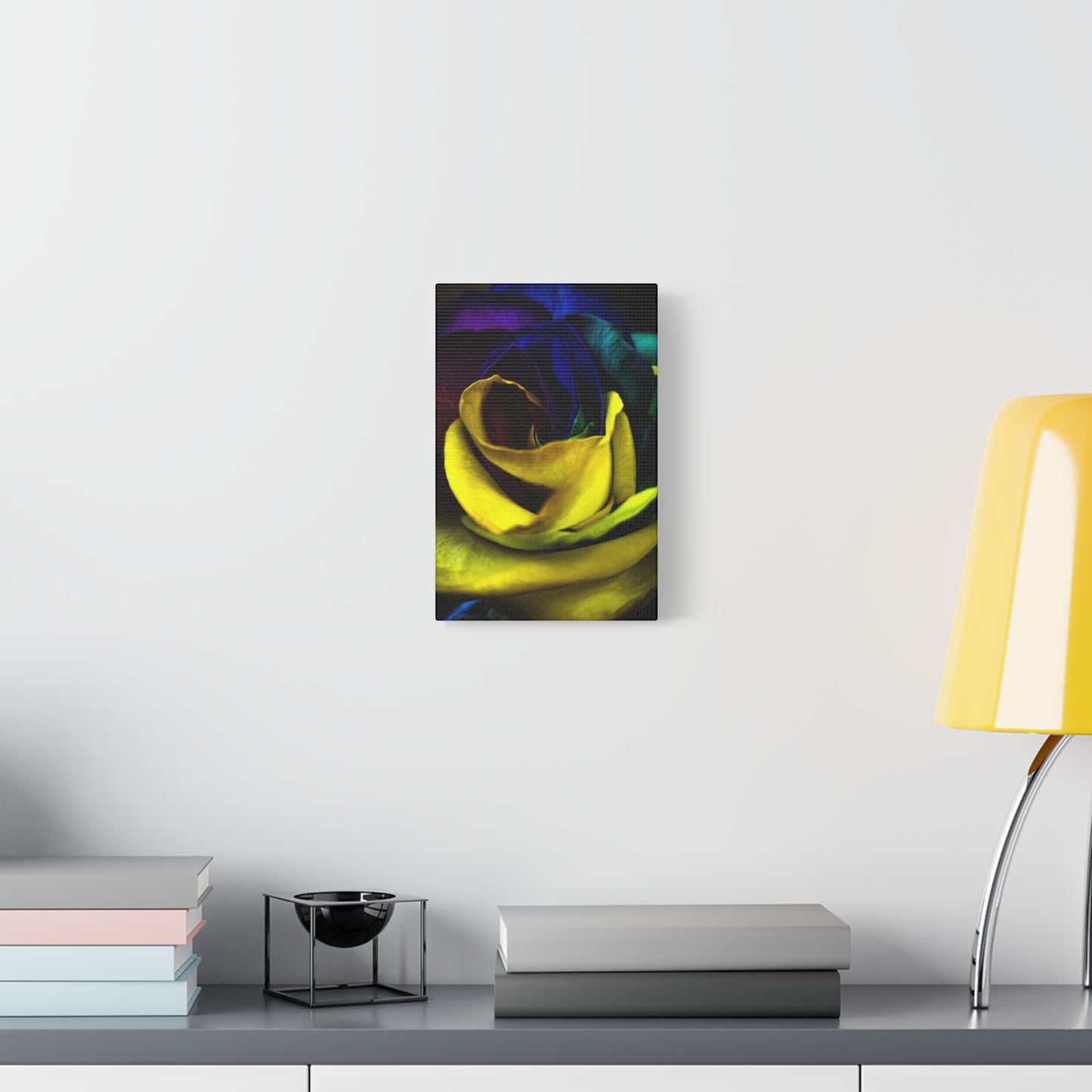 Classic Canvas - Rainbow Rose