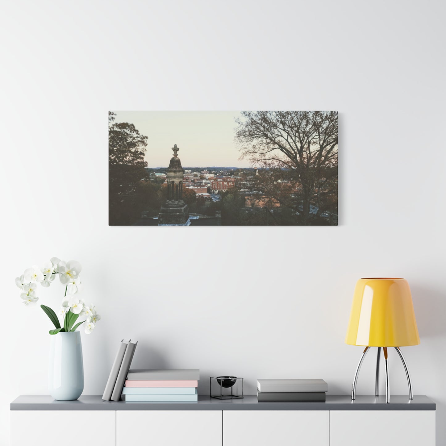Classic Canvas - Rome, GA Cityscape in Old-Time color