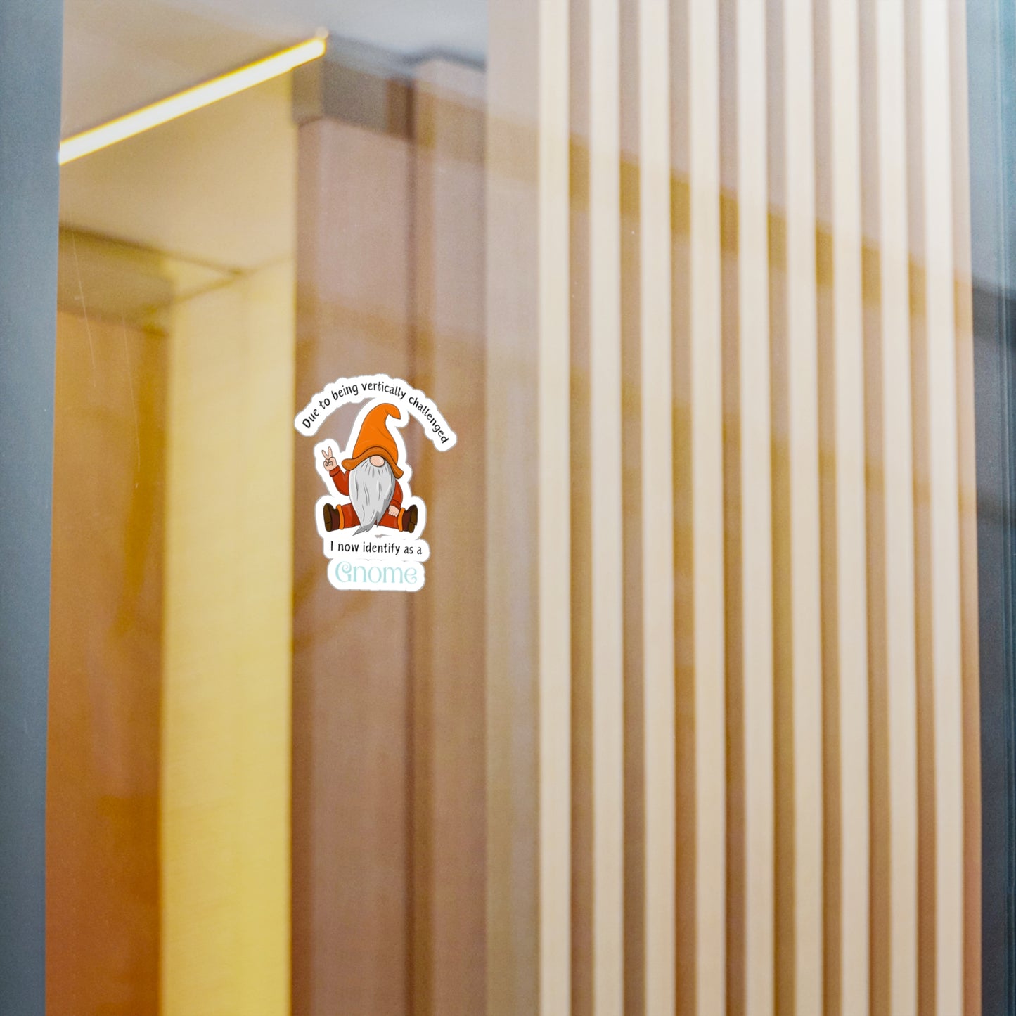 Kiss-Cut Vinyl Decals - Gnome