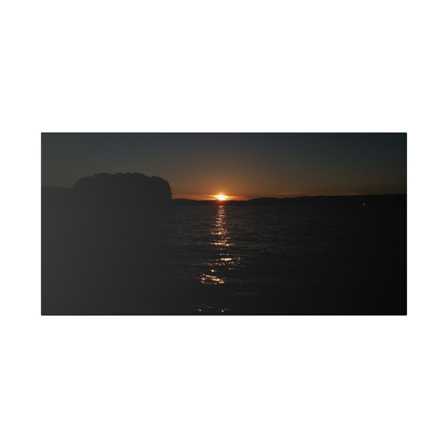 Classic Stretched Canvas - Sunset on Lake Alatoona