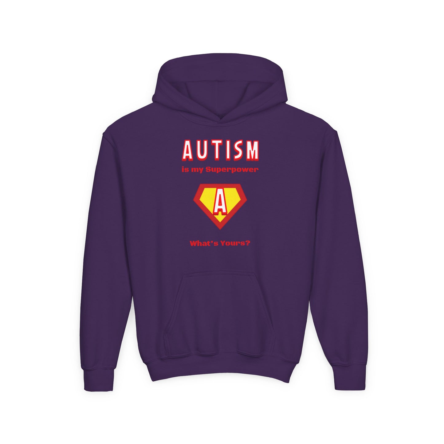 Youth Heavy Blend Hooded Sweatshirt - Superpower