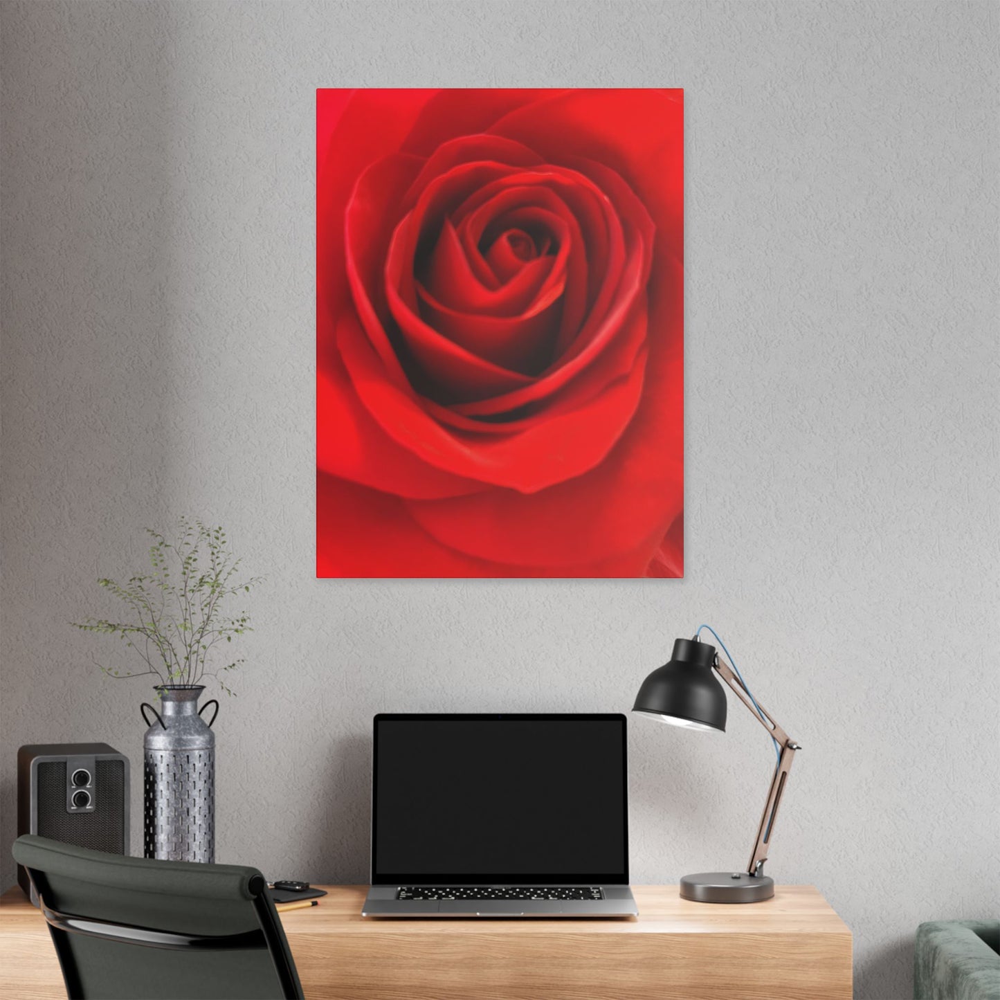 Classic Stretched Canvas - Rose
