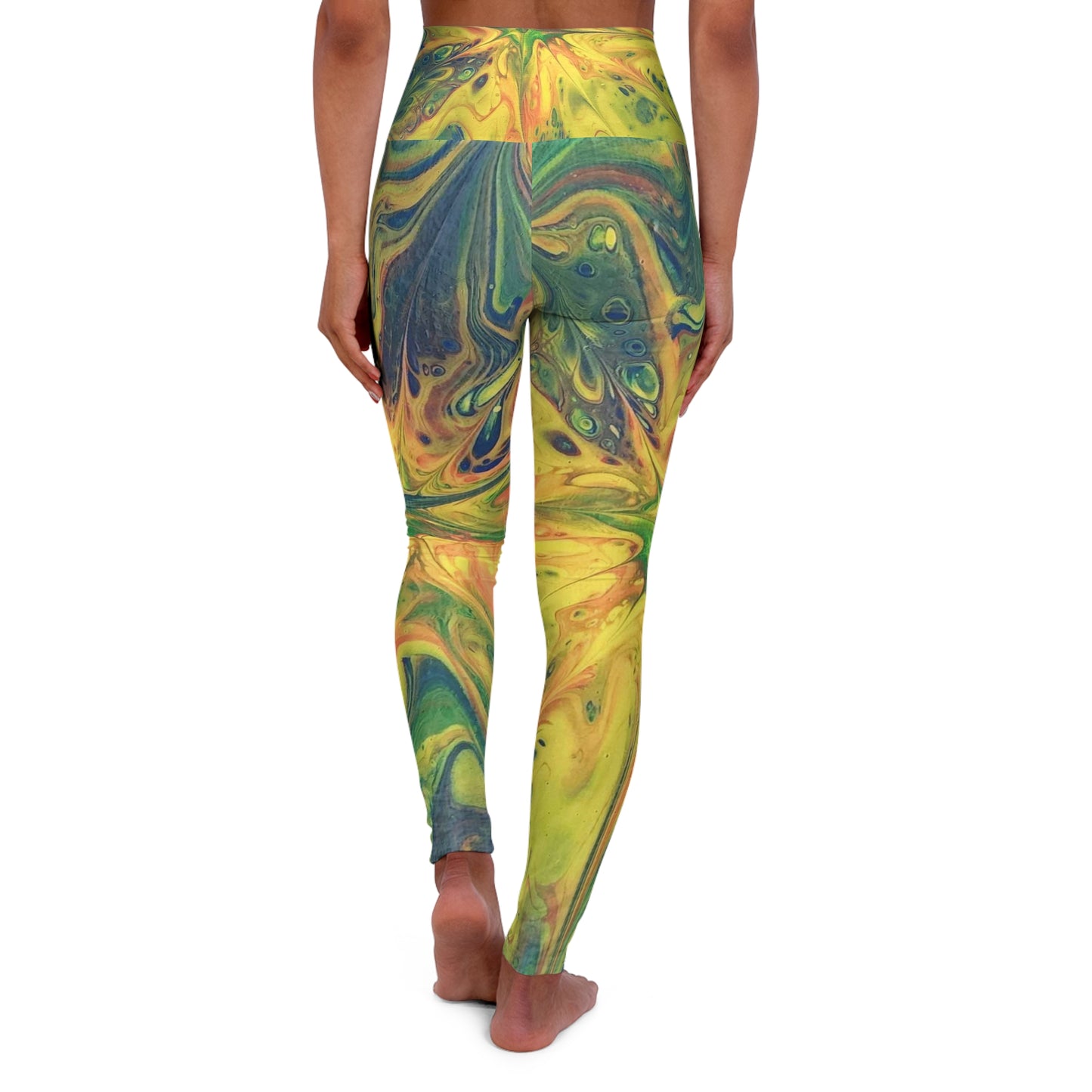 High Waisted Yoga Leggings (AOP)