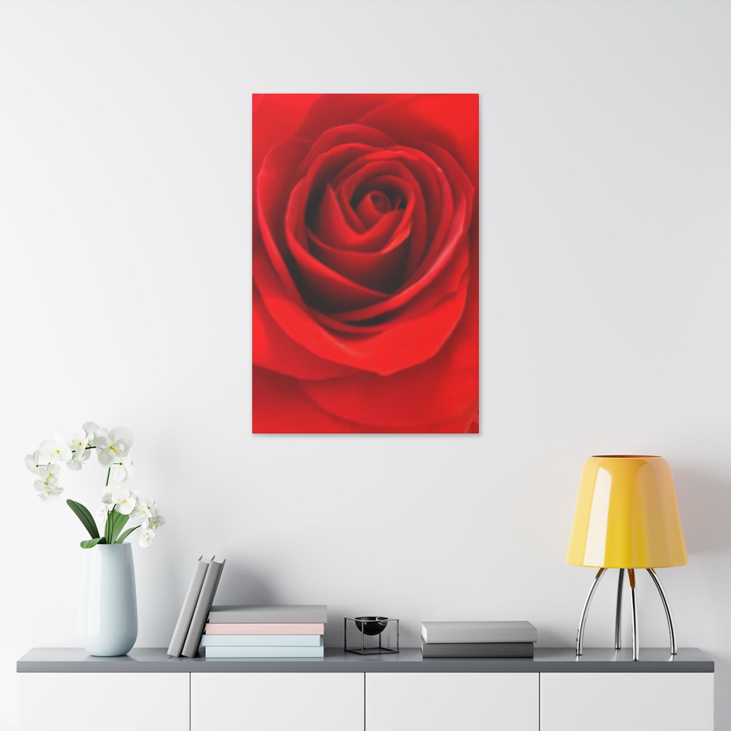 Classic Stretched Canvas - Rose