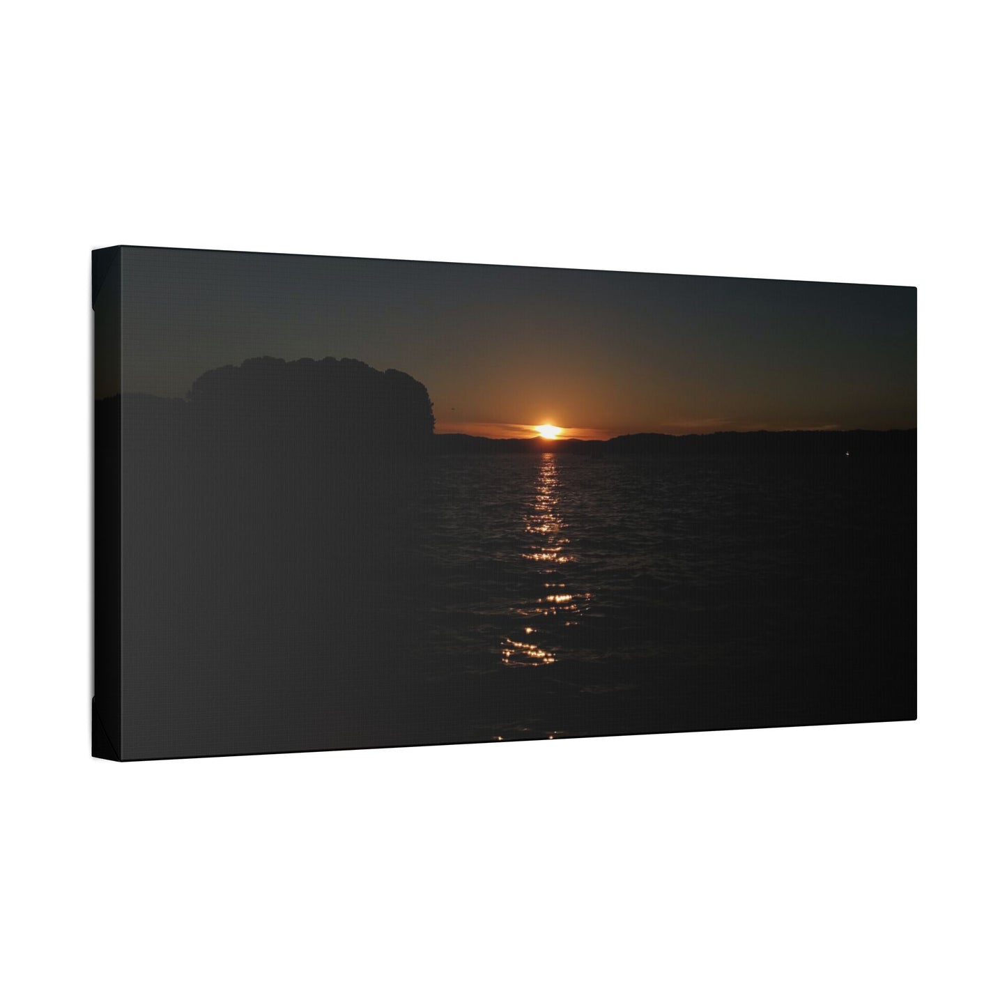 Classic Stretched Canvas - Sunset on Lake Alatoona