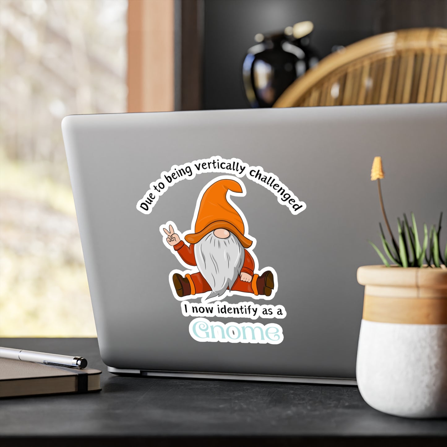 Kiss-Cut Vinyl Decals - Gnome