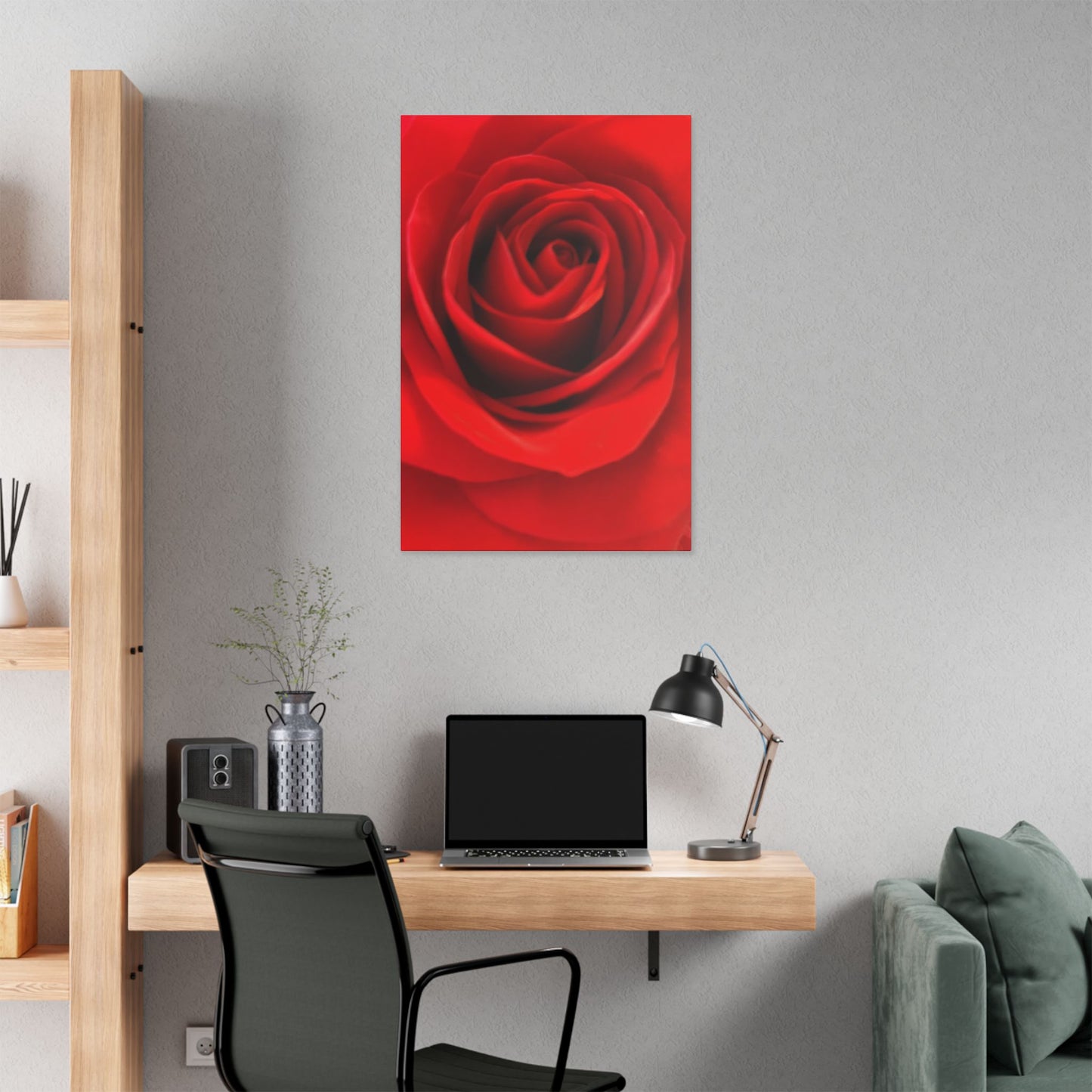 Classic Stretched Canvas - Rose