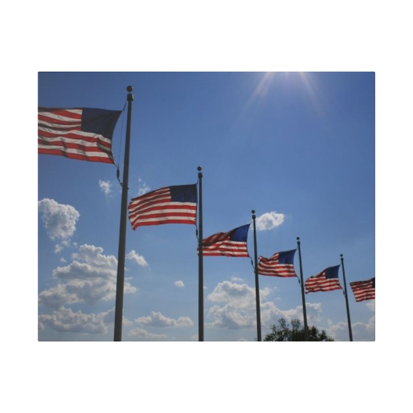 Classic Stretched Canvas - Flags