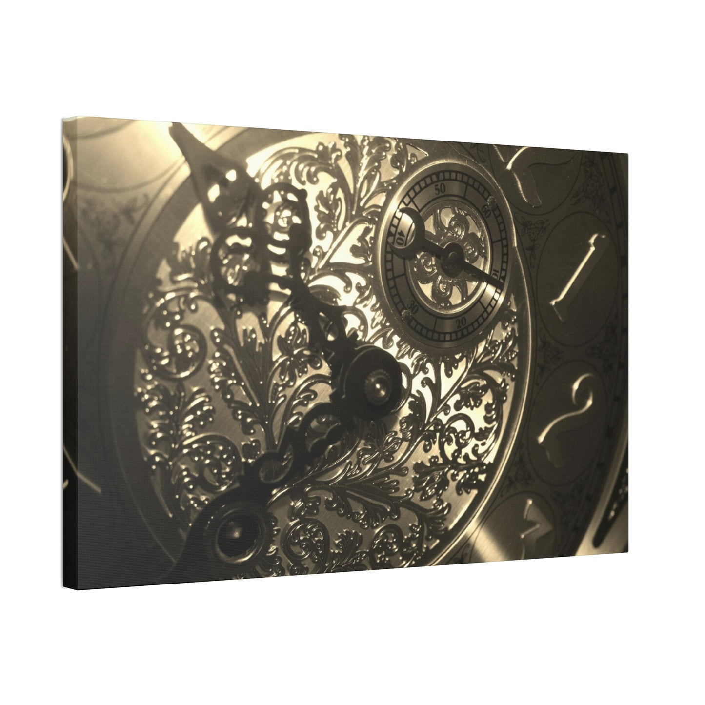 Canvas Stretched, 1.5'' - Grandfather Clock
