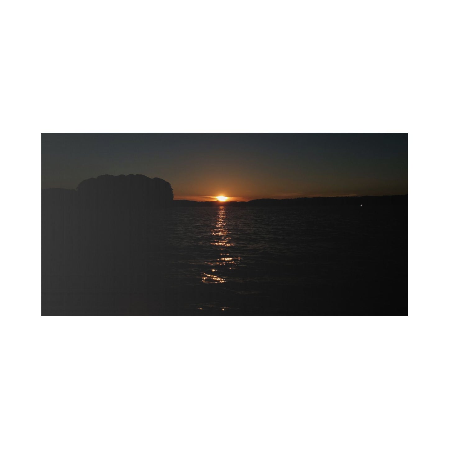 Classic Stretched Canvas - Sunset on Lake Alatoona
