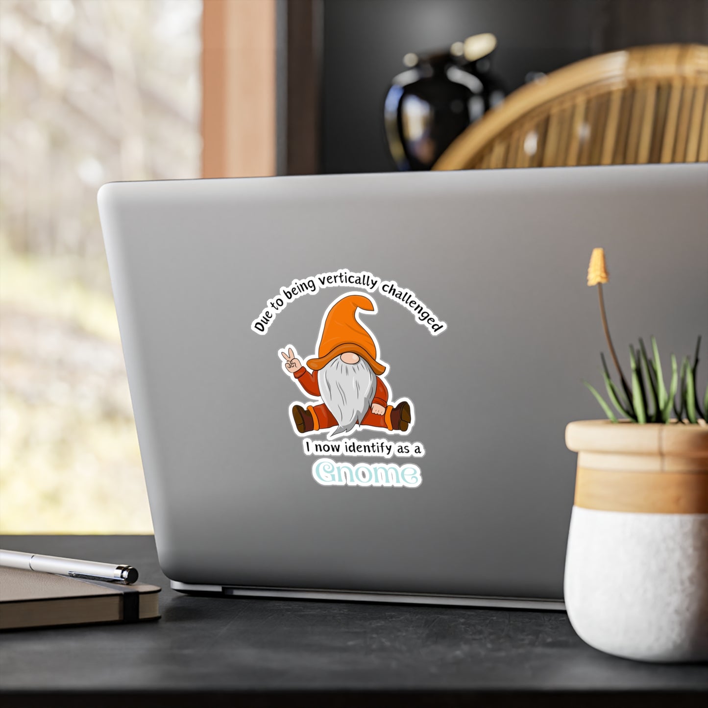 Kiss-Cut Vinyl Decals - Gnome