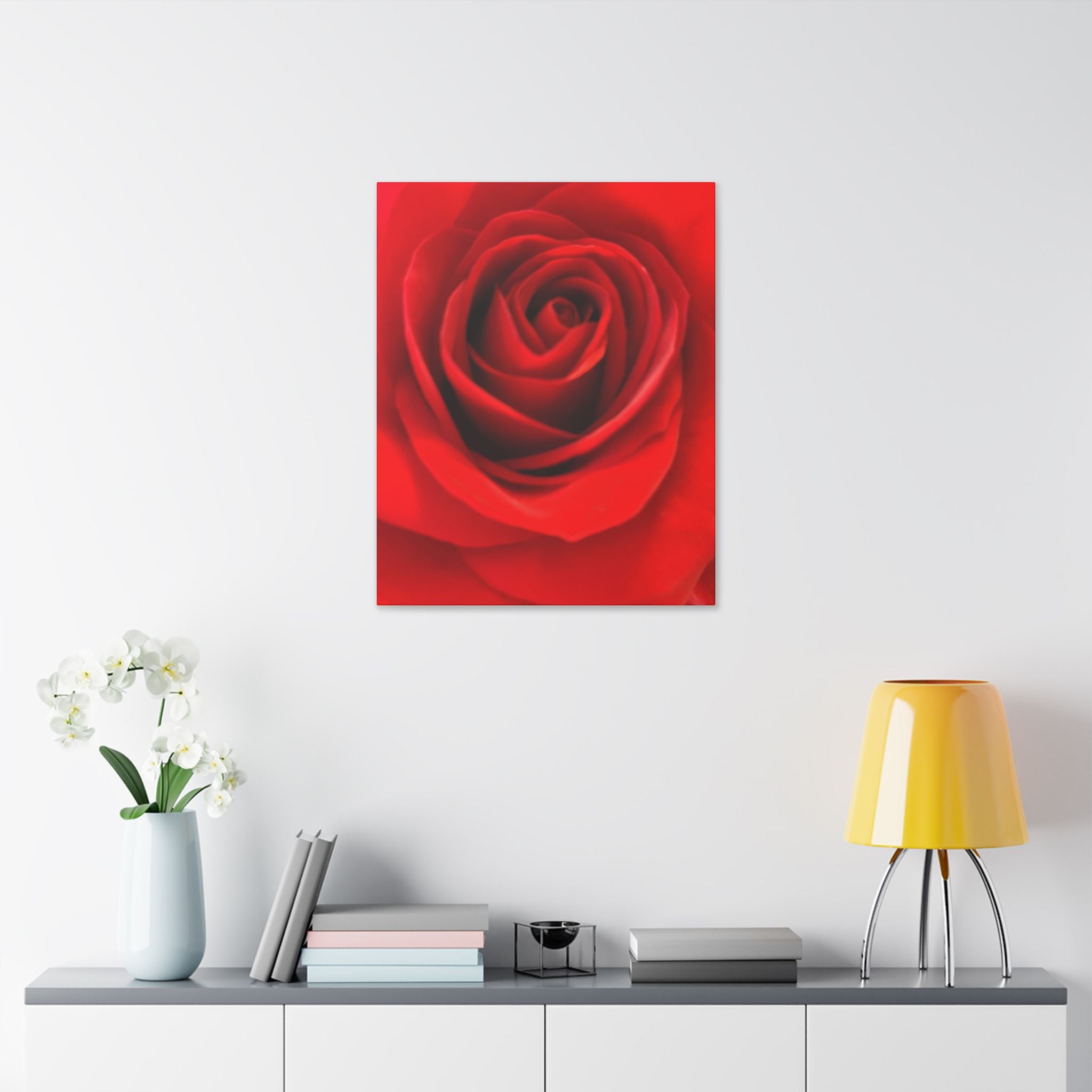 Classic Stretched Canvas - Rose