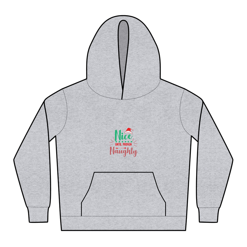 Kids Santa Hoodie - "Nice But Spoiled, Naughty"