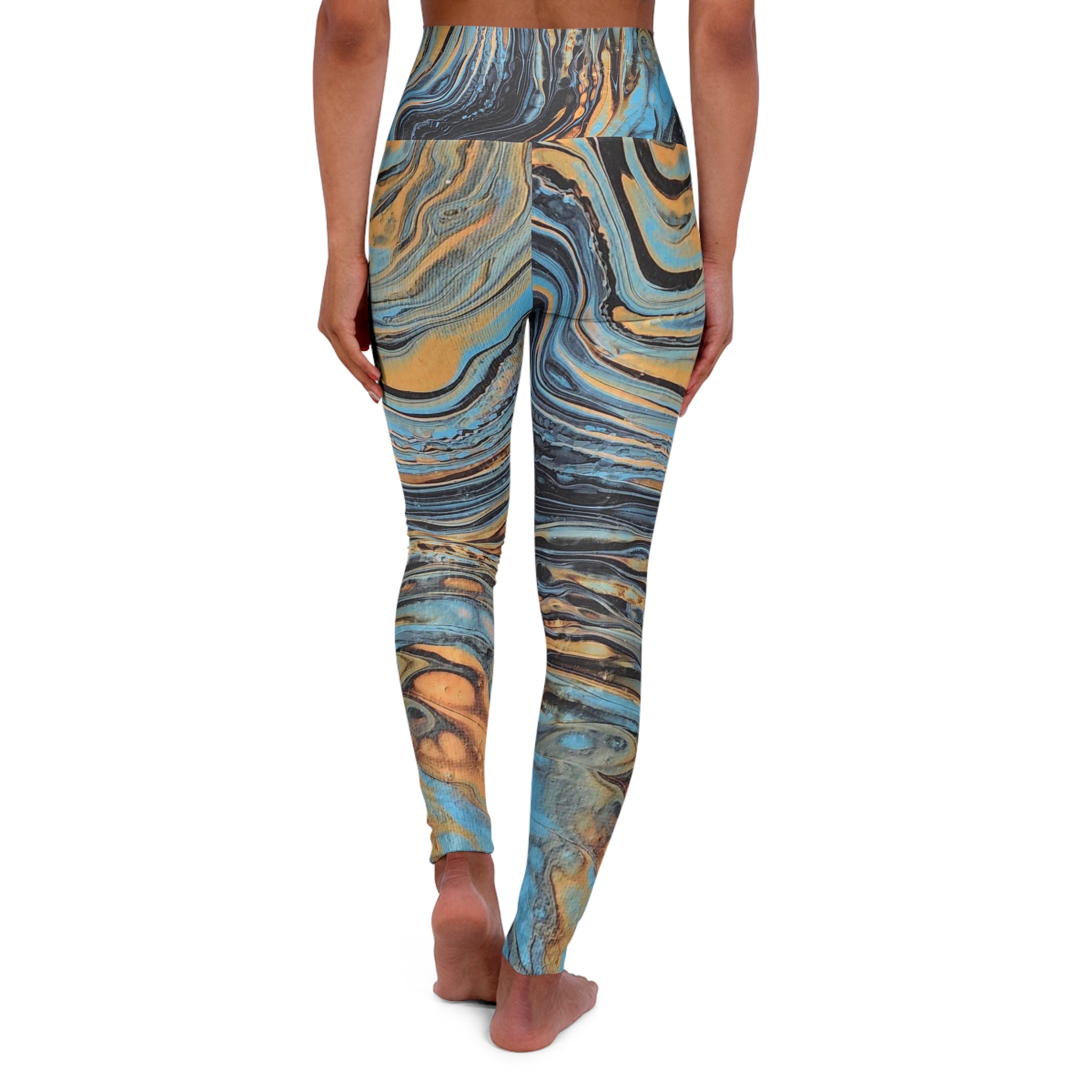High Waisted Yoga Leggings (AOP)
