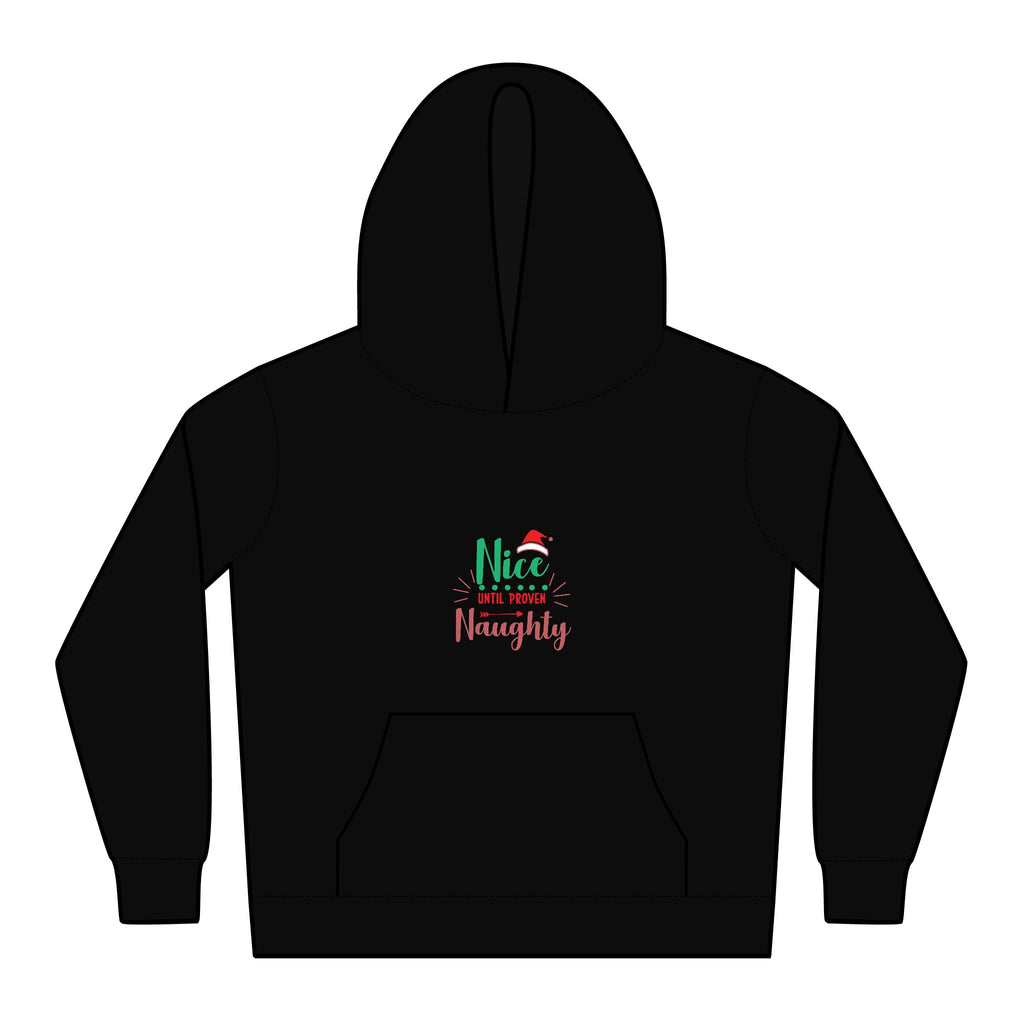 Kids Santa Hoodie - "Nice But Spoiled, Naughty"