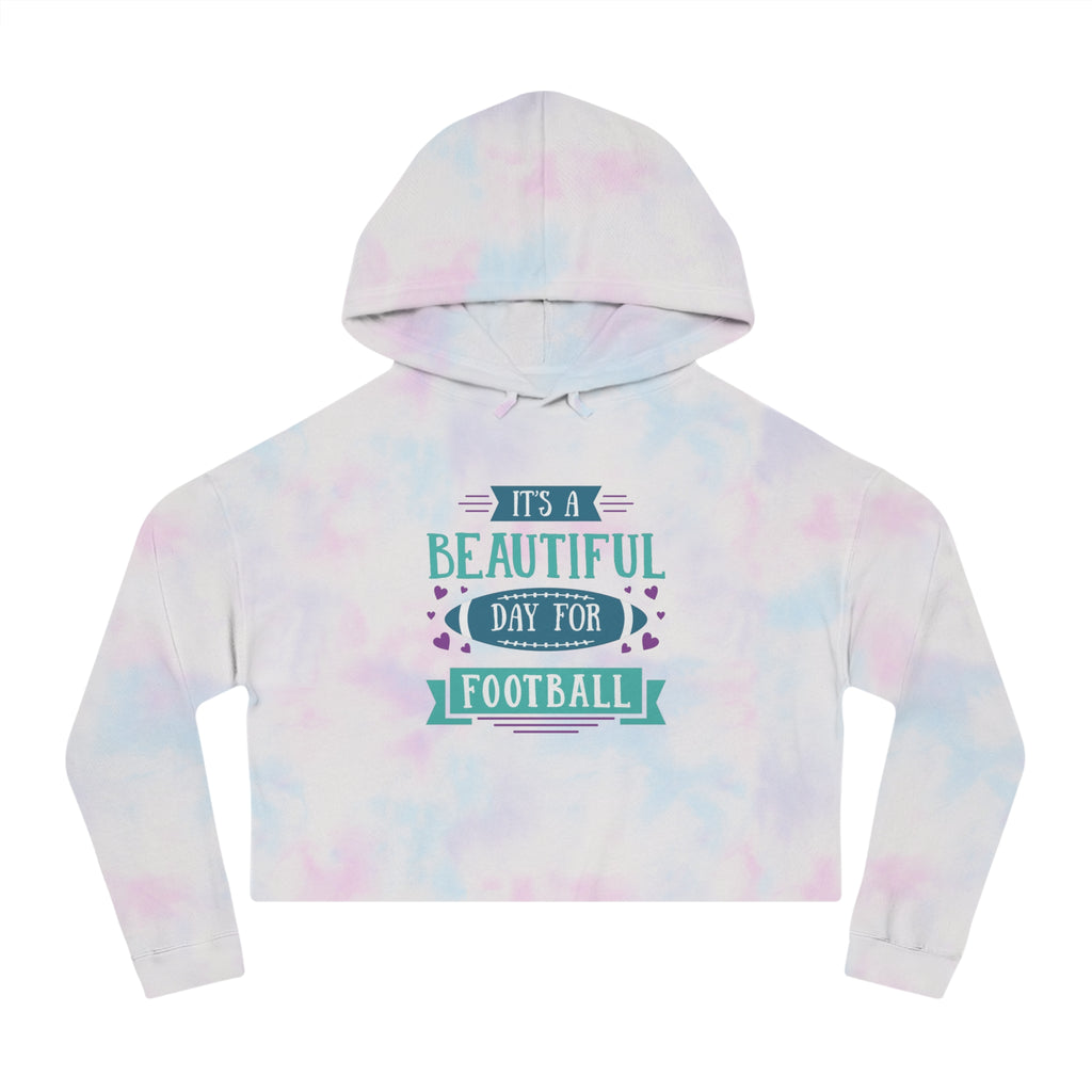 Womens Cropped Hooded Sweatshirt