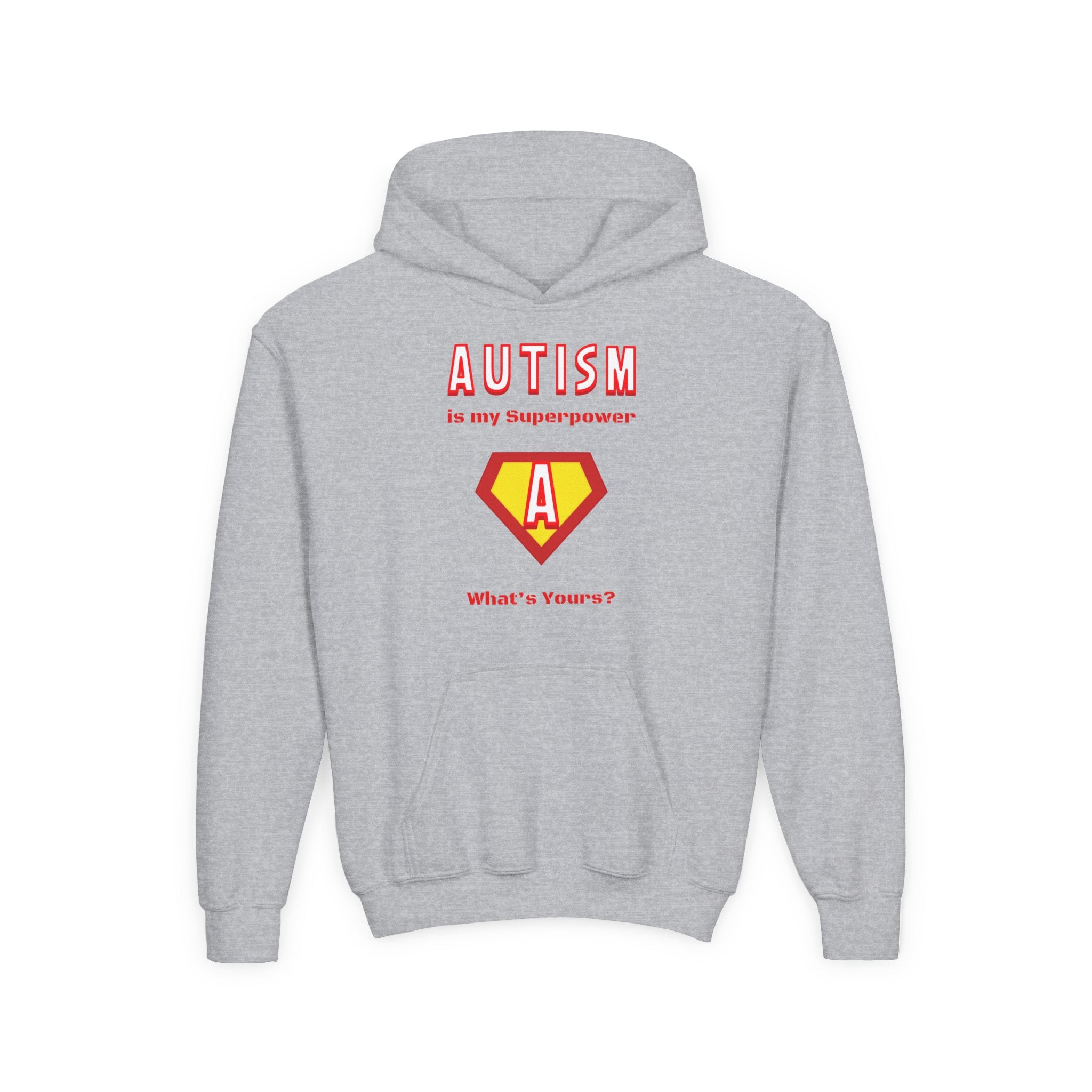Youth Heavy Blend Hooded Sweatshirt - Superpower