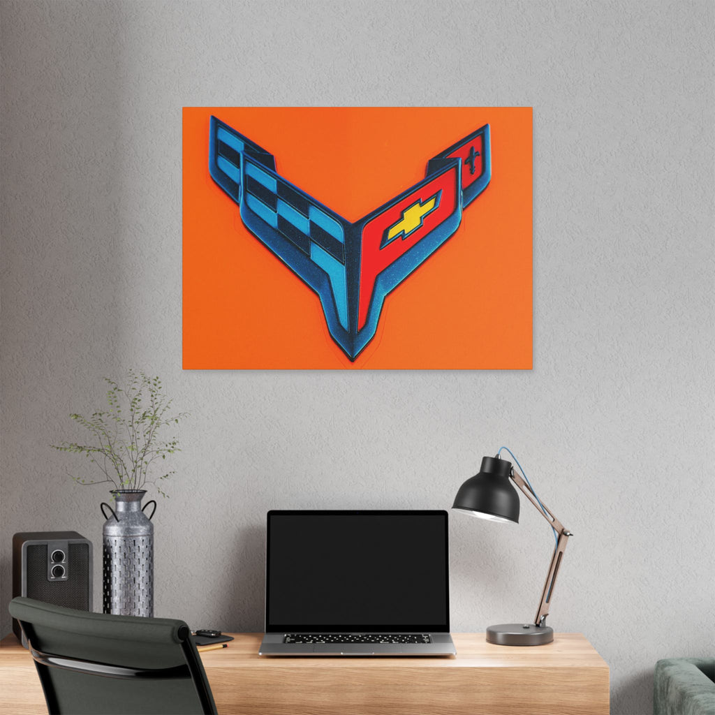 Classic Stretched Canvas - Corvette