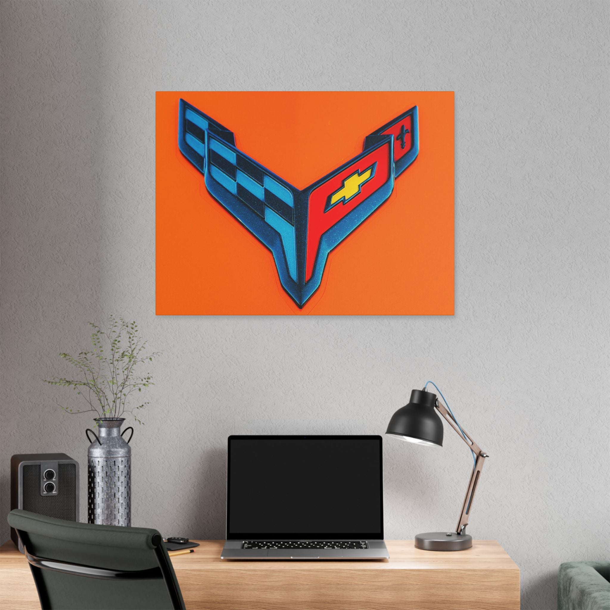 Classic Stretched Canvas - Corvette