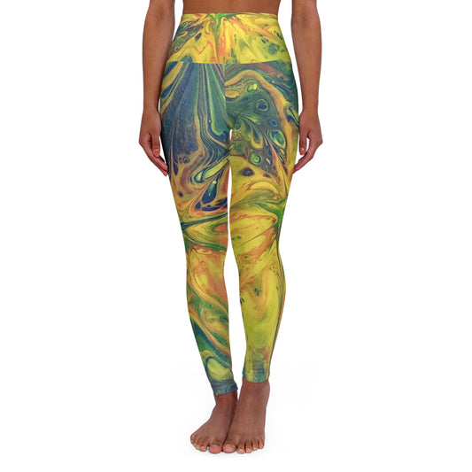 High Waisted Yoga Leggings (AOP)