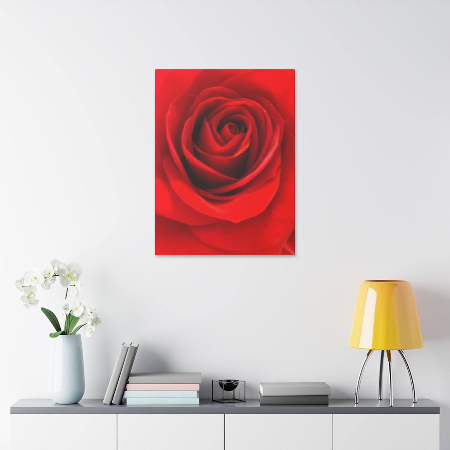 Classic Stretched Canvas - Rose