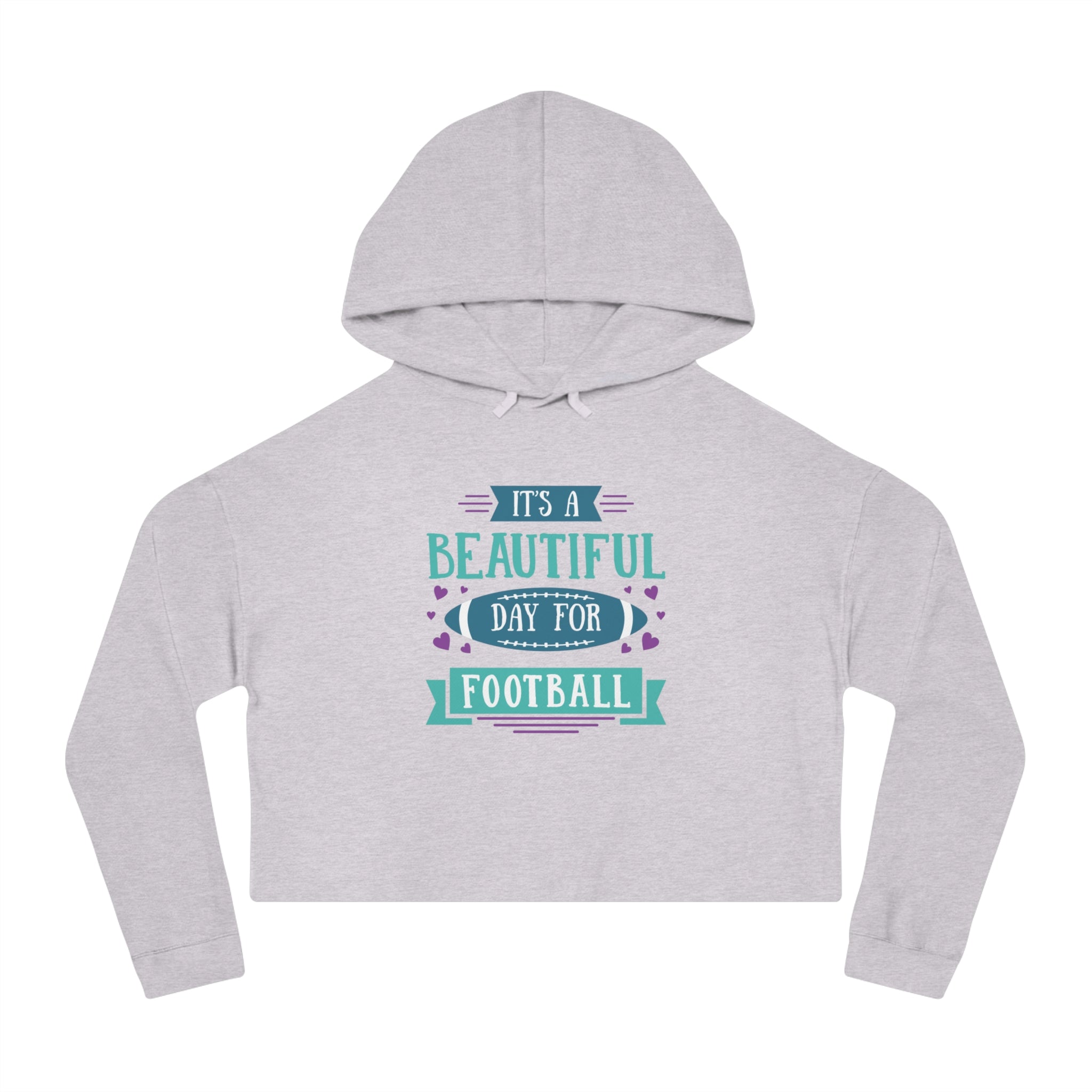 Womens Cropped Hooded Sweatshirt