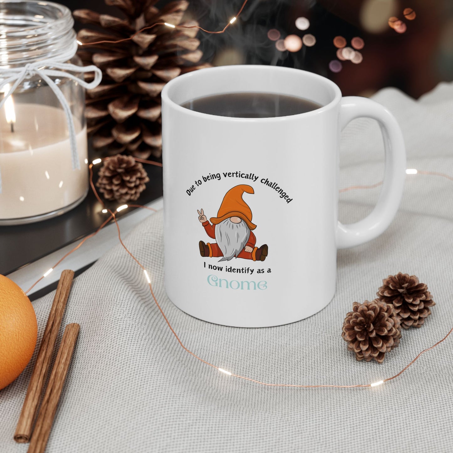 Ceramic Mug, (11oz, 15oz) - Gnome