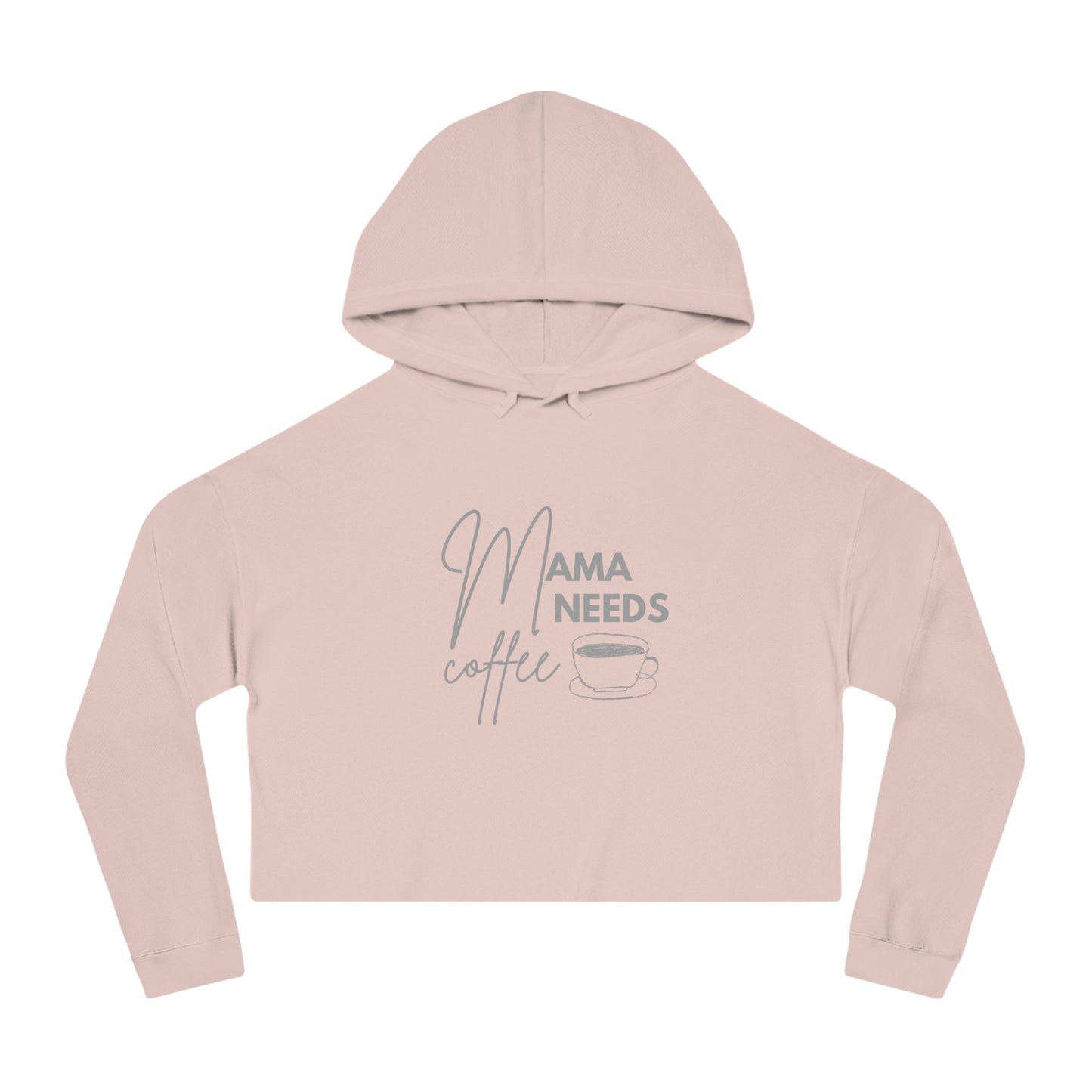 Womens Cropped Hooded Sweatshirt