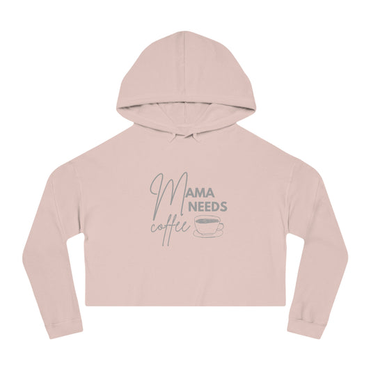 Womens Cropped Hooded Sweatshirt