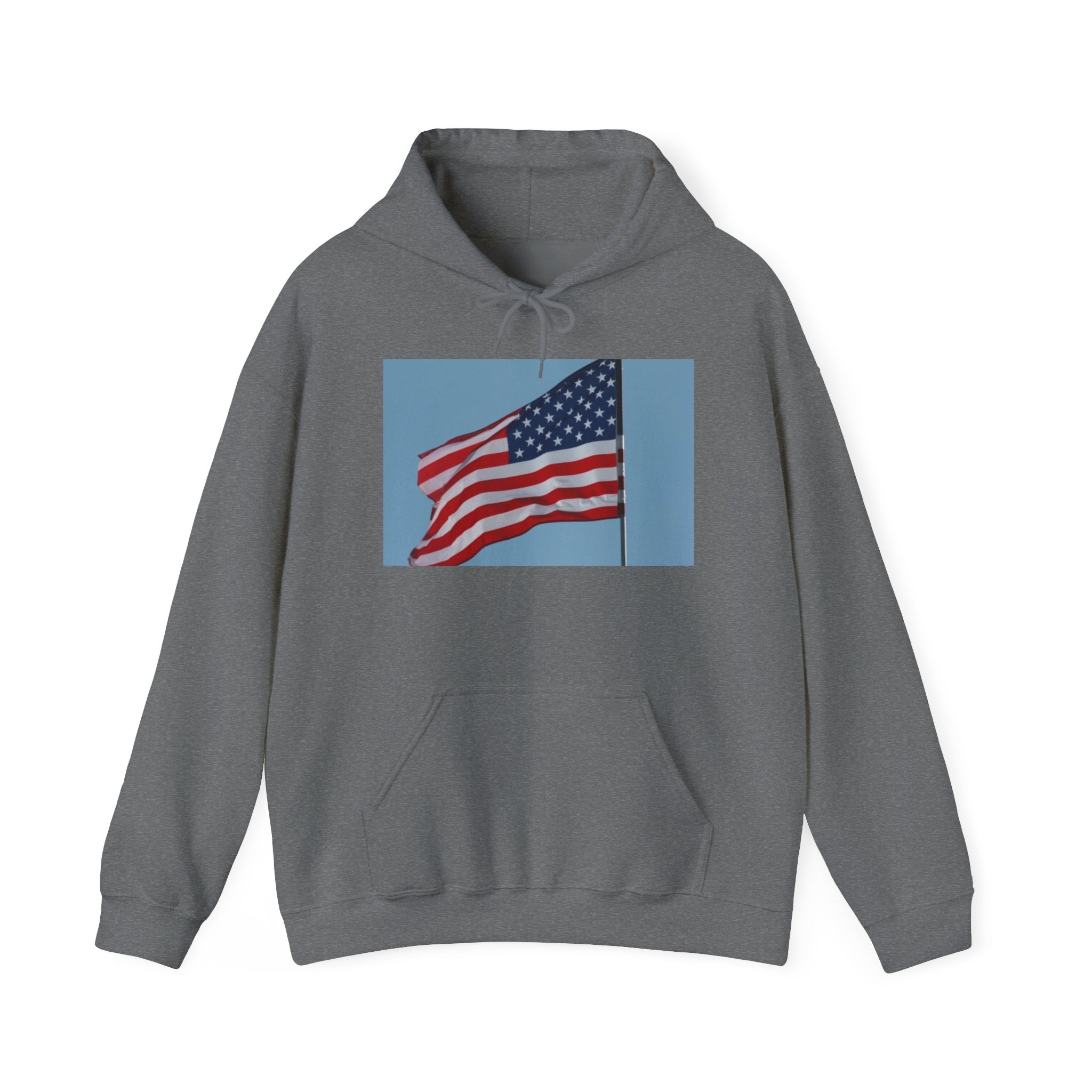 Unisex Heavy Blend™ Hooded Sweatshirt - USA Flag