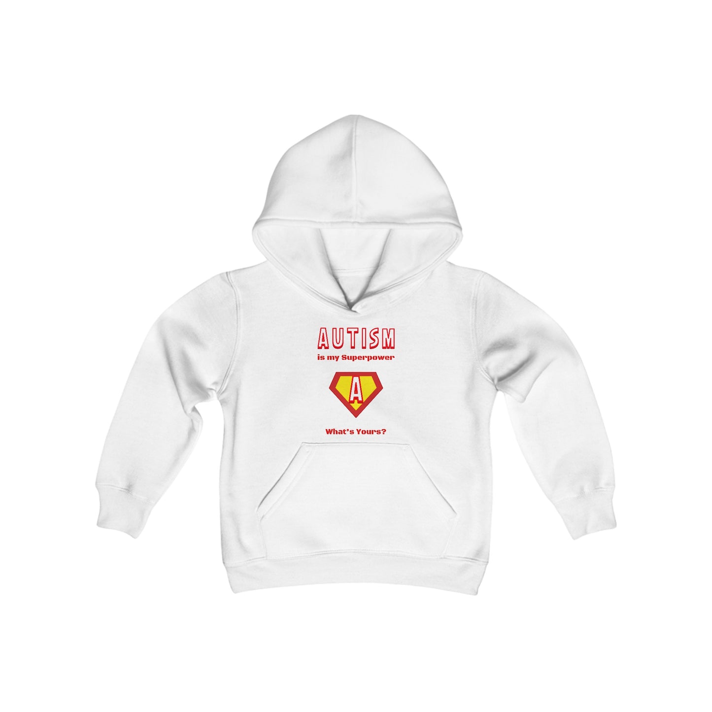 Youth Heavy Blend Hooded Sweatshirt - Superpower