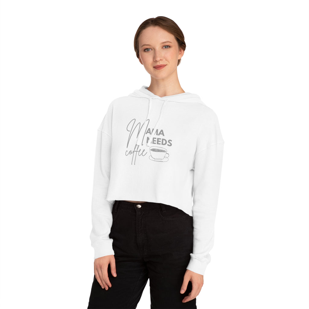 Womens Cropped Hooded Sweatshirt