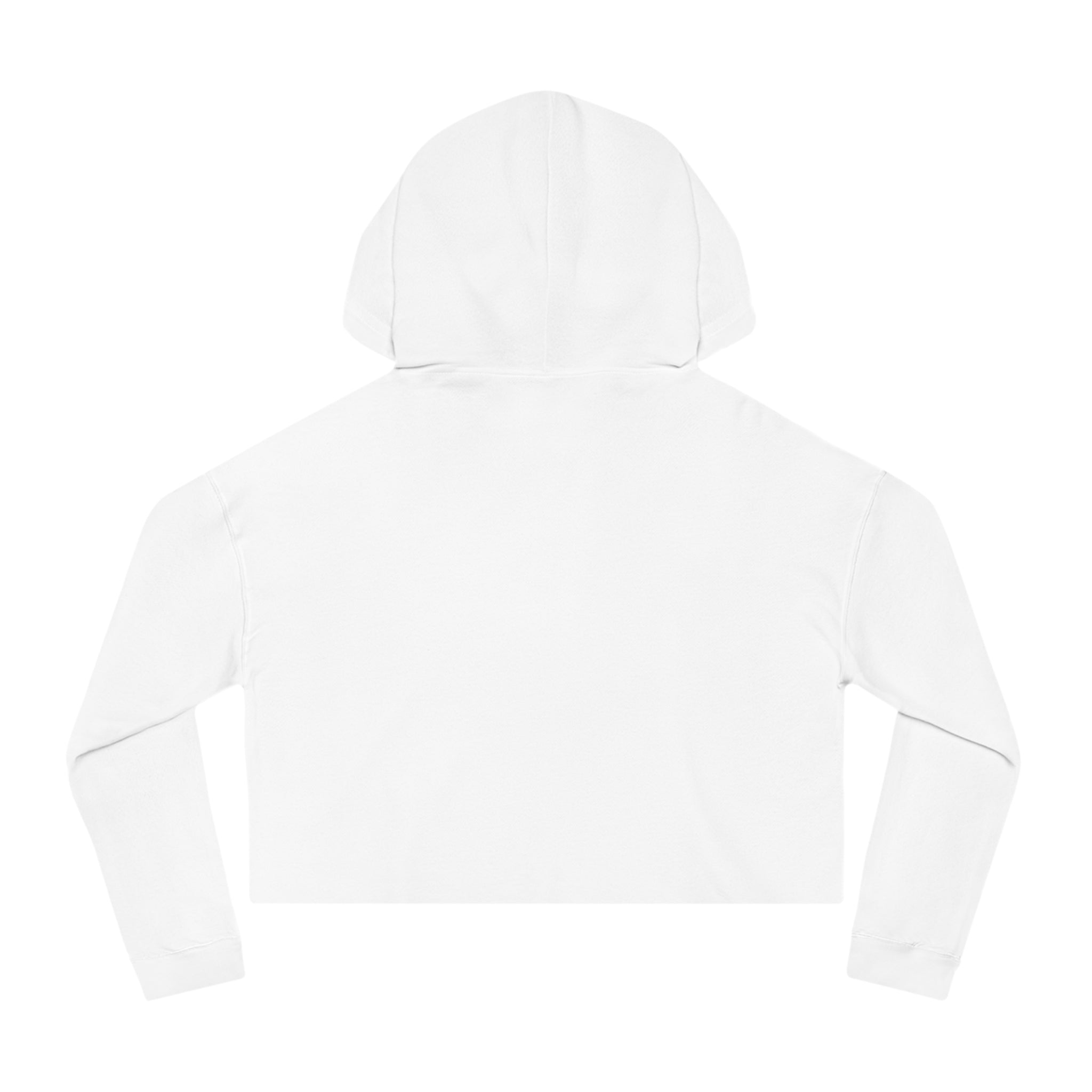 Womens Cropped Hooded Sweatshirt - USA Flag