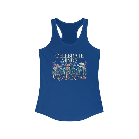 Women's Ideal Racerback Tank - Minds of All Kinds